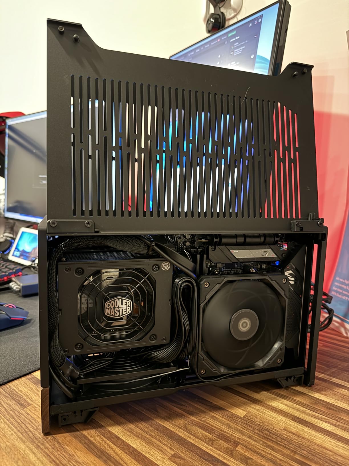 ID-COOLING IS-55 Black CPU Cooler Low Profile 57mm Height CPU Air Cooler 5 Heatpipes 120x120x15mm Slim Fan, CPU Fan for Intel LGA1851/1700/115X/1200; AMD AM4/AM5 customer photo 2