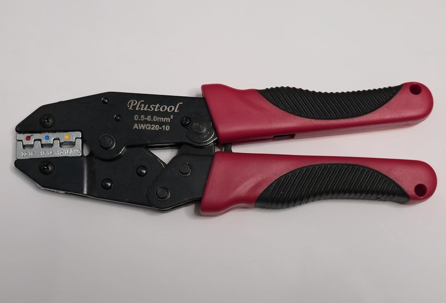 Crimping Tool for Heat Shrink Connectors AWG22-10, Ratcheting Wire Terminal Crimper - Crimping Pliers - Electrical Crimping Tool customer photo 2