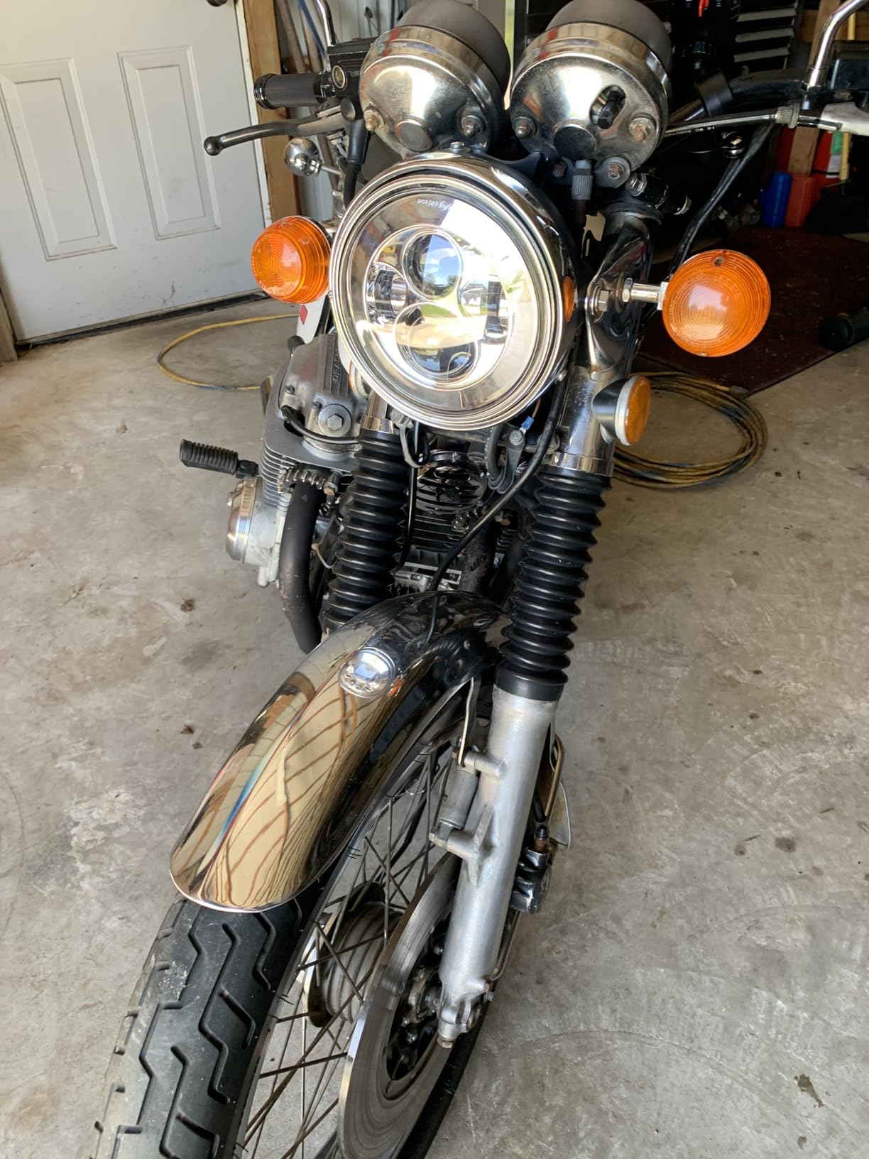 SUNPIE 7 inch Head light Compatible with H_arley Street Glide/Tri Glide, Compatible with Road King customer photo 1