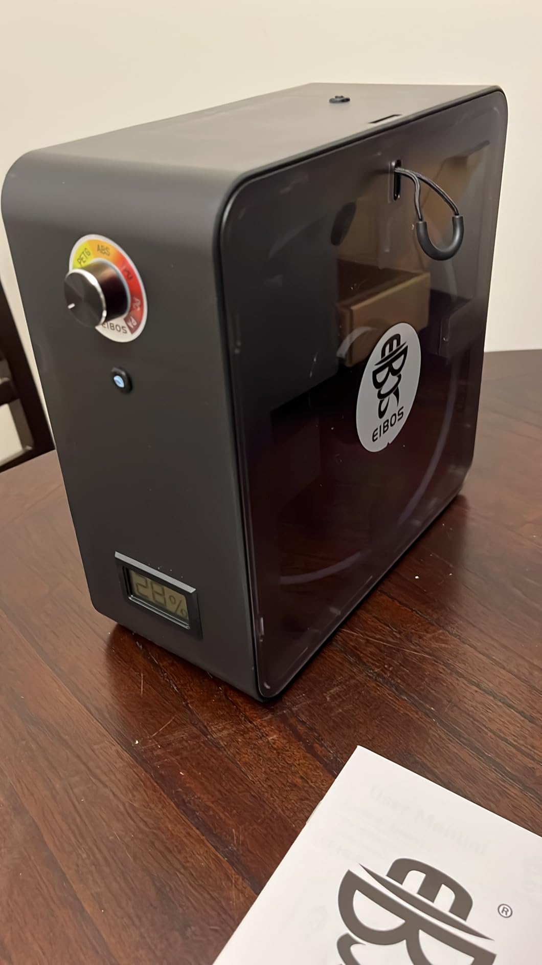 EIBOS Official 3D Printer Filament Dryer Easdry Box with Fan, Adjustable Temperature, Humidity Control & Spool Holder, Compatible with 1.75mm 2.85mm 3.00mm Nylon, PLA, ABS customer photo 1
