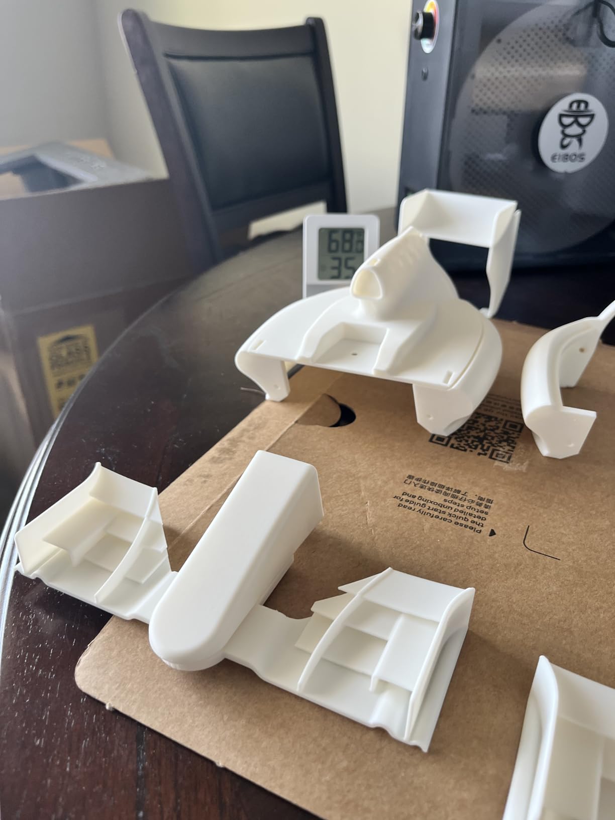 EIBOS Official 3D Printer Filament Dryer Easdry Box with Fan, Adjustable Temperature, Humidity Control & Spool Holder, Compatible with 1.75mm 2.85mm 3.00mm Nylon, PLA, ABS customer photo 2