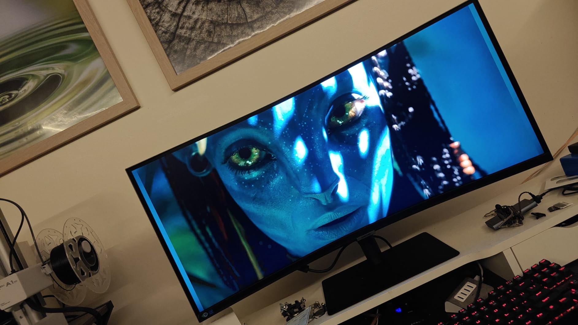 Samsung Viewfinity S65UA 34-Inch Ultrawide QHD Curved Monitor, 100Hz, USB-C 90W, HDR10, 1 Billion Colors customer photo 1