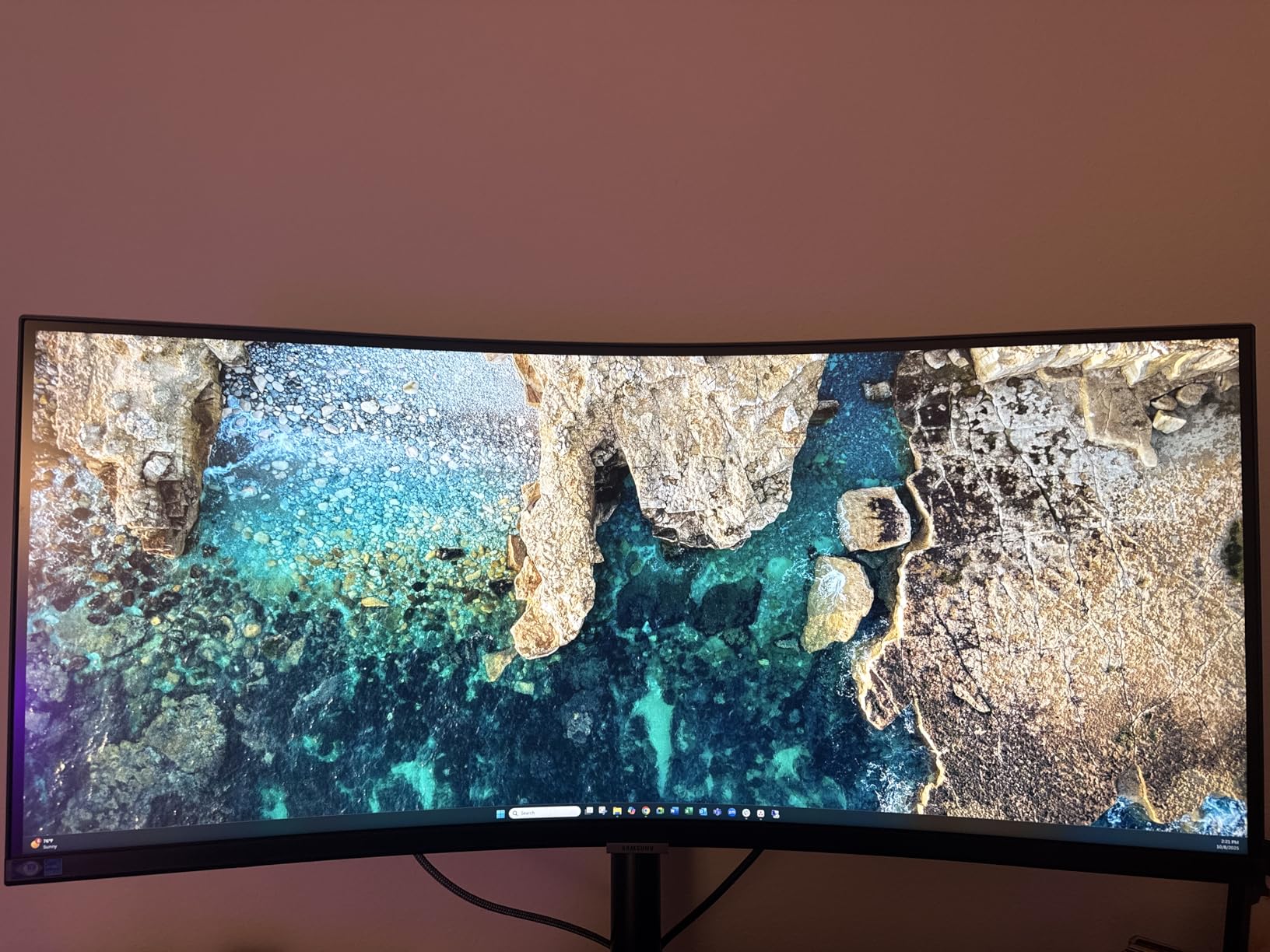 Samsung Viewfinity S65UA 34-Inch Ultrawide QHD Curved Monitor, 100Hz, USB-C 90W, HDR10, 1 Billion Colors customer photo 2
