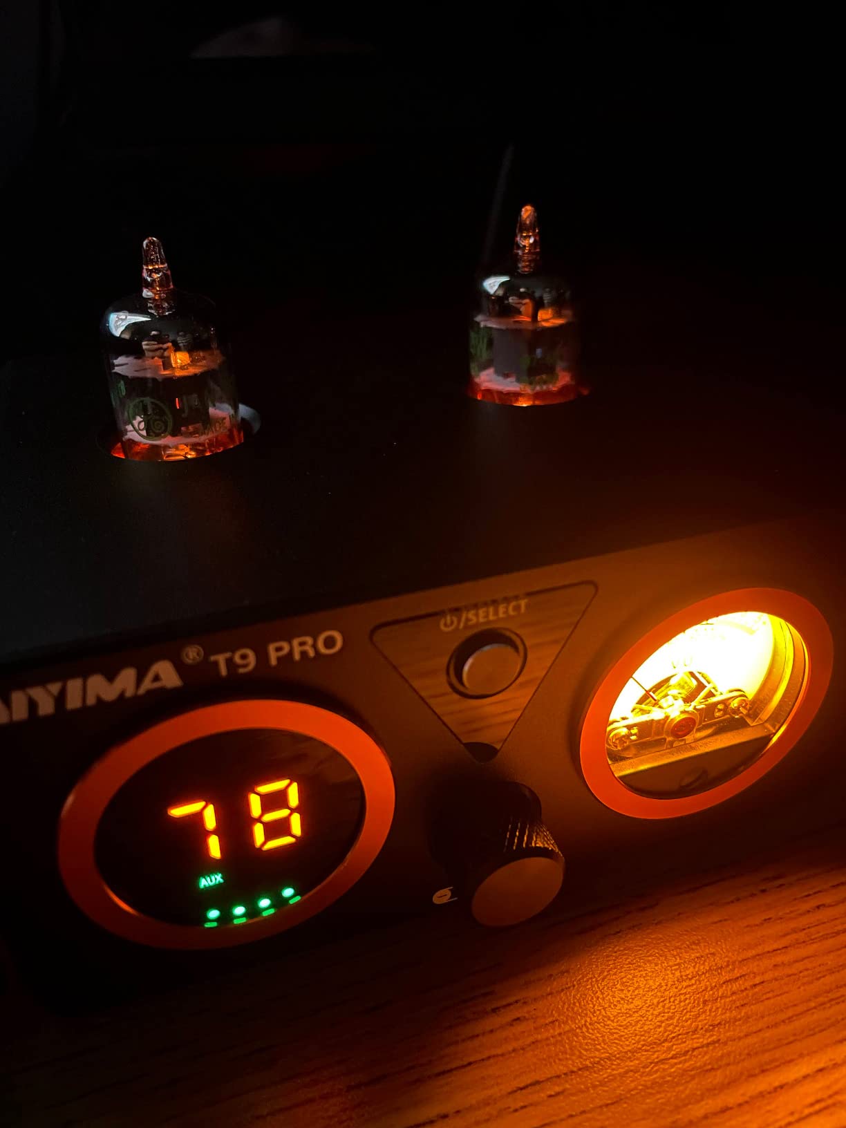 AIYIMA T9 PRO 200W Bluetooth Amplifier HiFi Digital Class D Power Amp 2.0/2.1 Channel Vacuum Tube DAC Amp with VU Meter customer photo 1