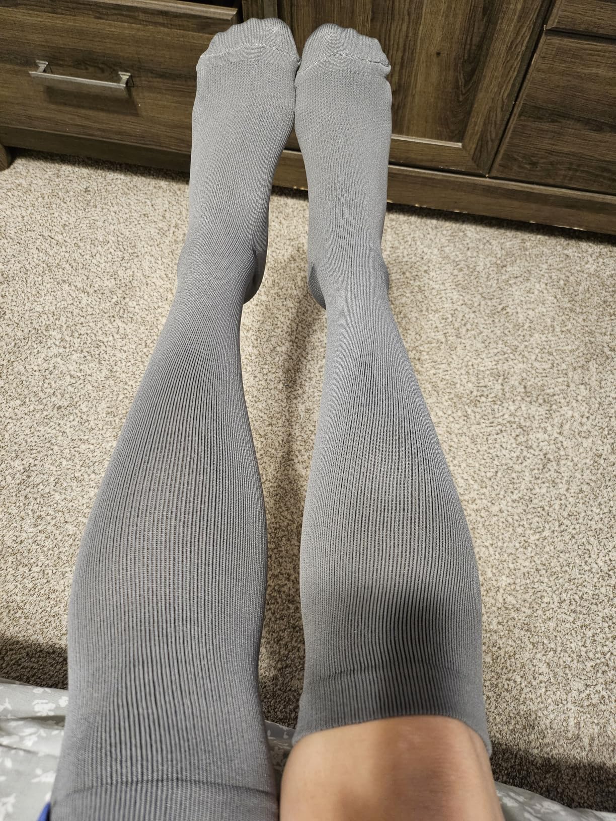 4 Pairs Compression Socks for Women Circulation-Best Support for Nurses,Running,Athletic,Travel customer photo 2