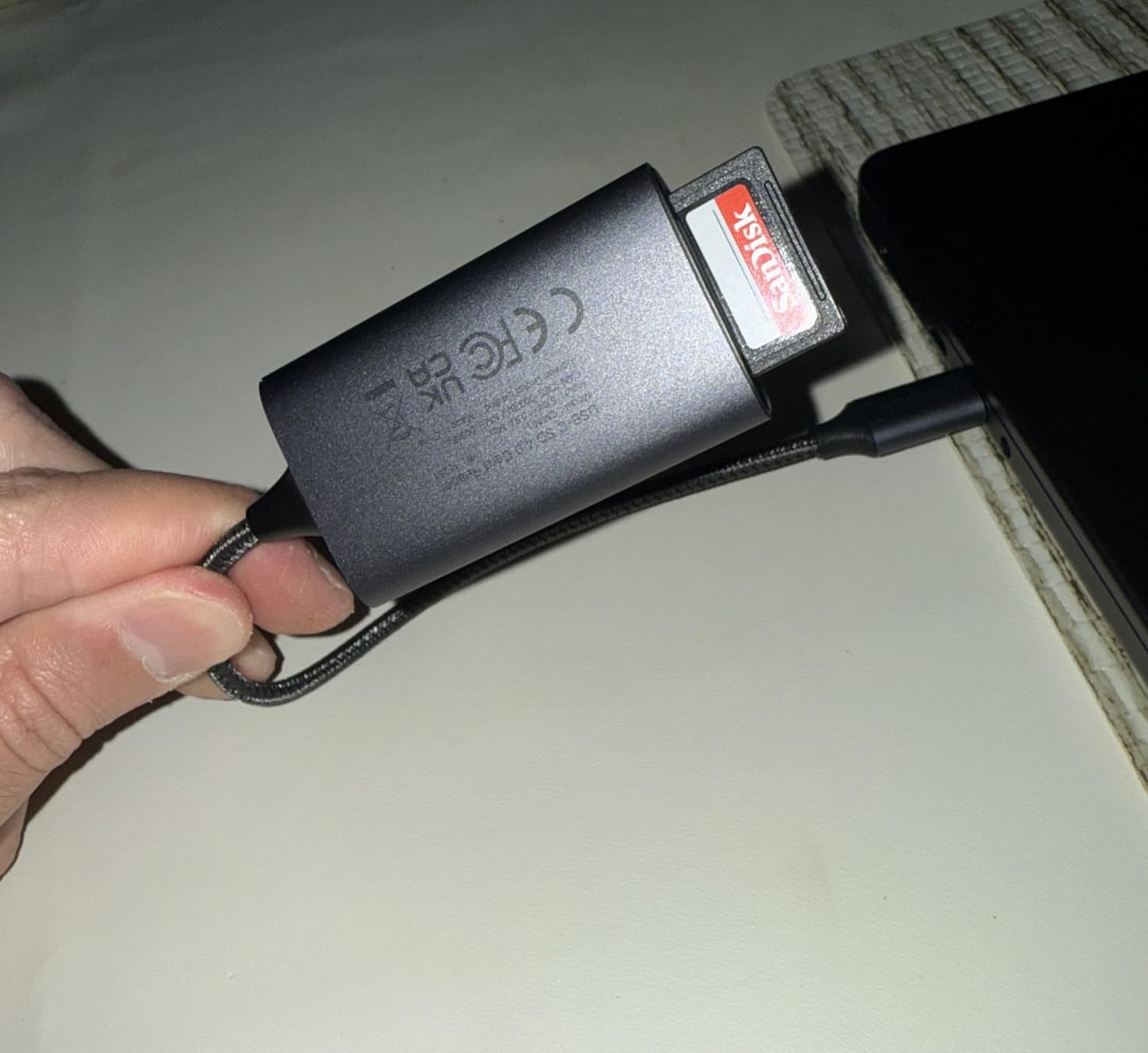 UGREEN USB C SD 4.0 Card Reader, UHS-II Micro SD Card Reader Memory Card Reader Fast customer photo 1