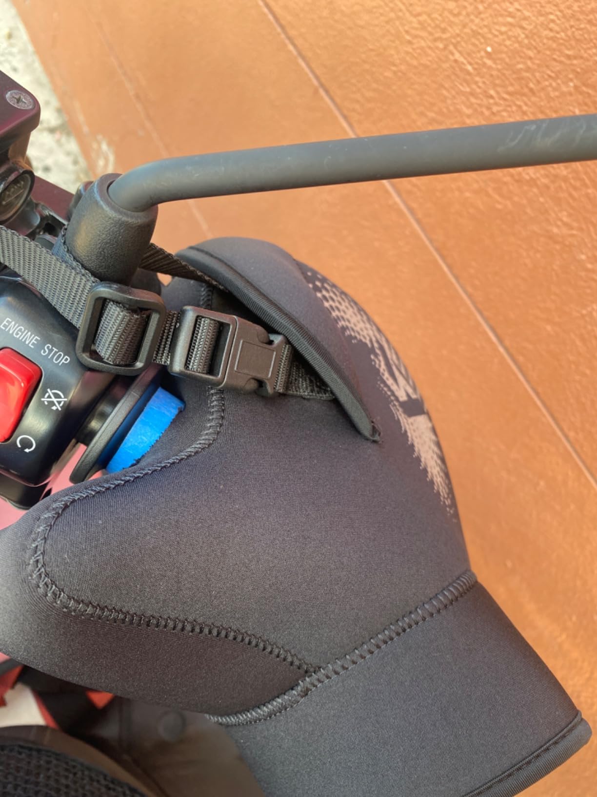 ROCKBROS Motorcycle Handlebar Muffs Cold Weather Windproof Handlebar Mitts customer photo 1