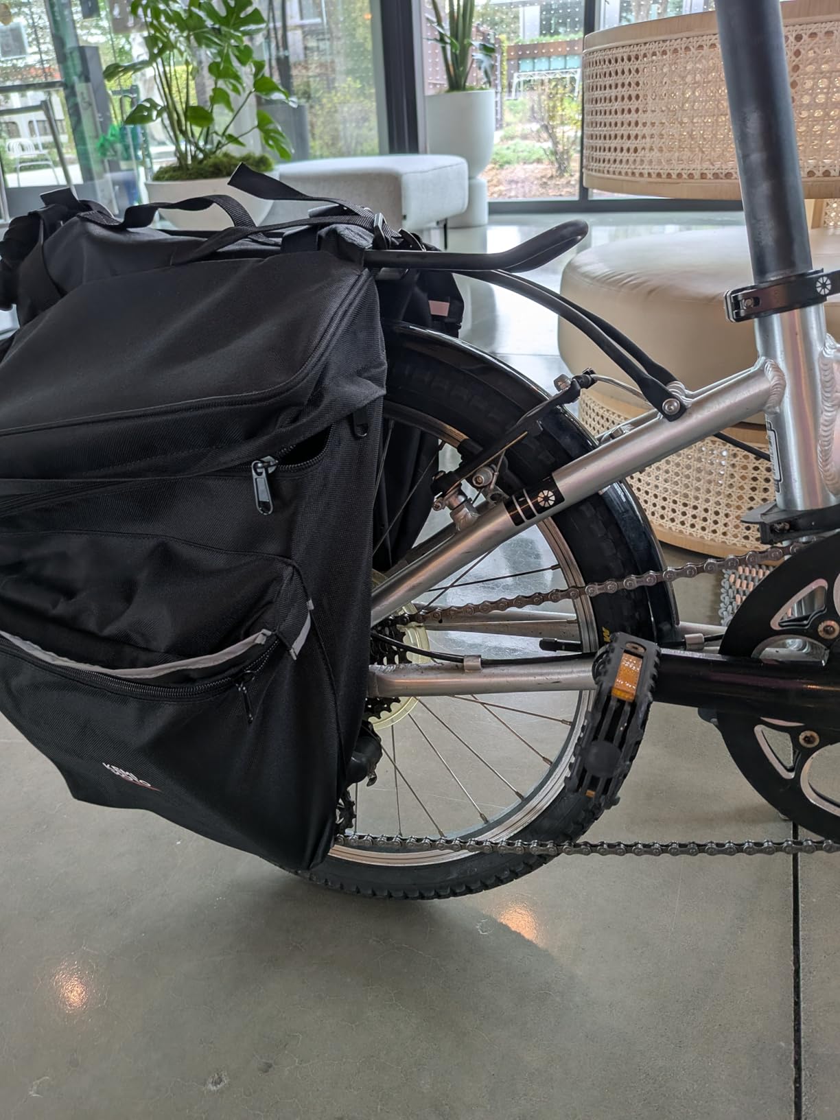 KEMIMOTO Bike Bag Panniers with Rain Cover, 34L Waterproof Bicycle Saddle Bag customer photo 1