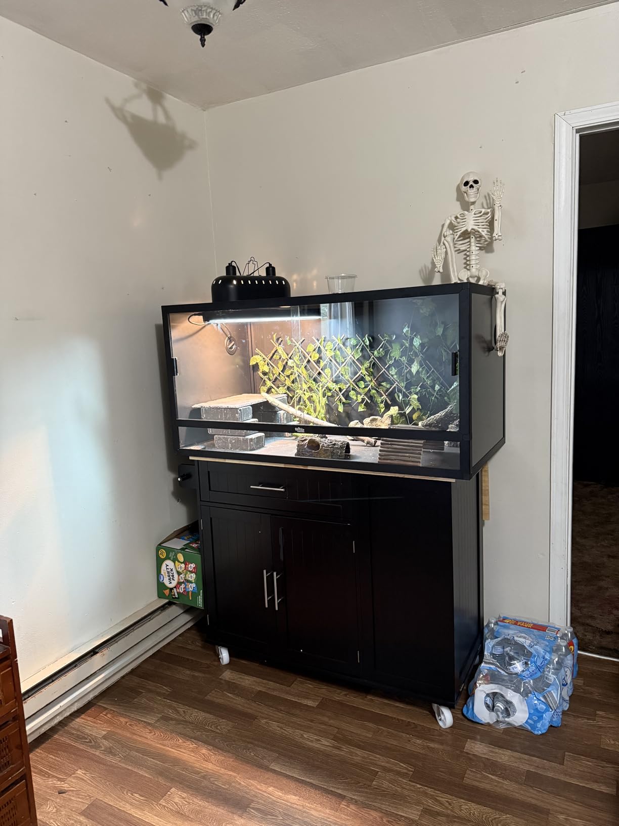 Reptile Habitats 4x2x2 (120 Gallon) Reptile Enclosure V3 PVC Panels, Glass Doors, Easy to Assemble customer photo 1