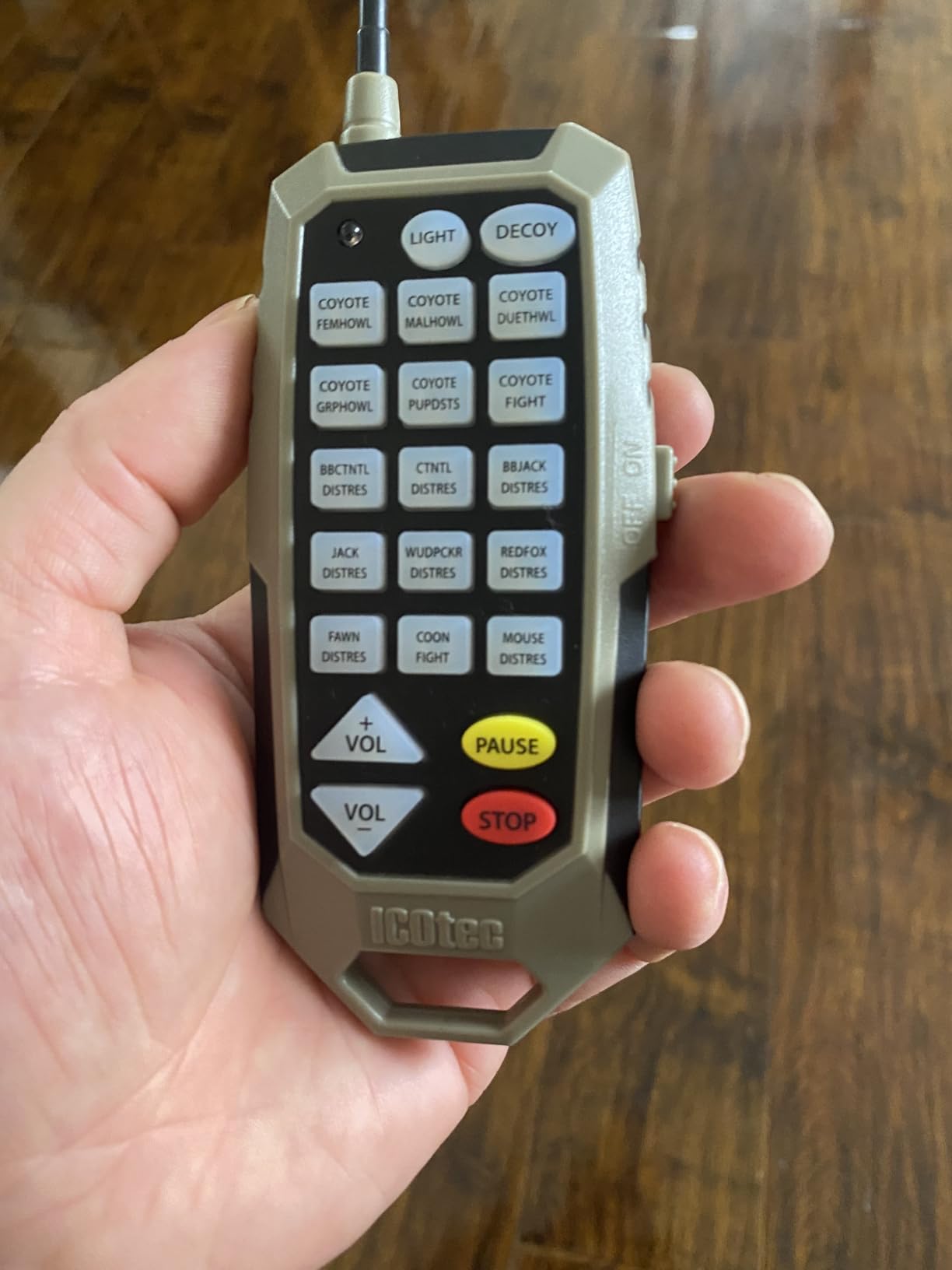 Icotec 300+ Predator Call - Great for Coyote Hunting, Fox Hunting, and All Predator Hunting. 300-yard Remote Range. customer photo 4
