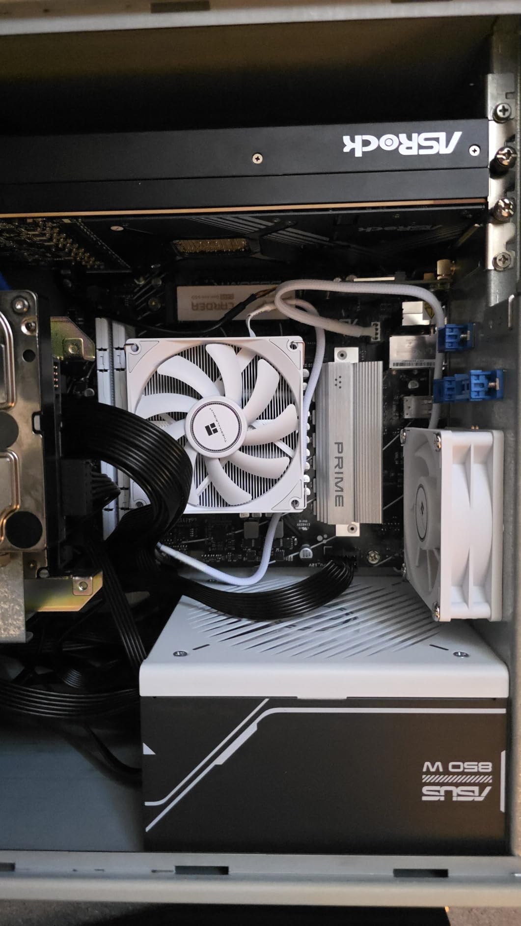 Thermalright AXP90-X53 White Low Profile ITX CPU Air Cooler, 53mm Height, TL-9015W Slim PWM Fan, for AM4/AM5/Intel 1150/1151/1155/1156/1200/1700/1851 customer photo 2