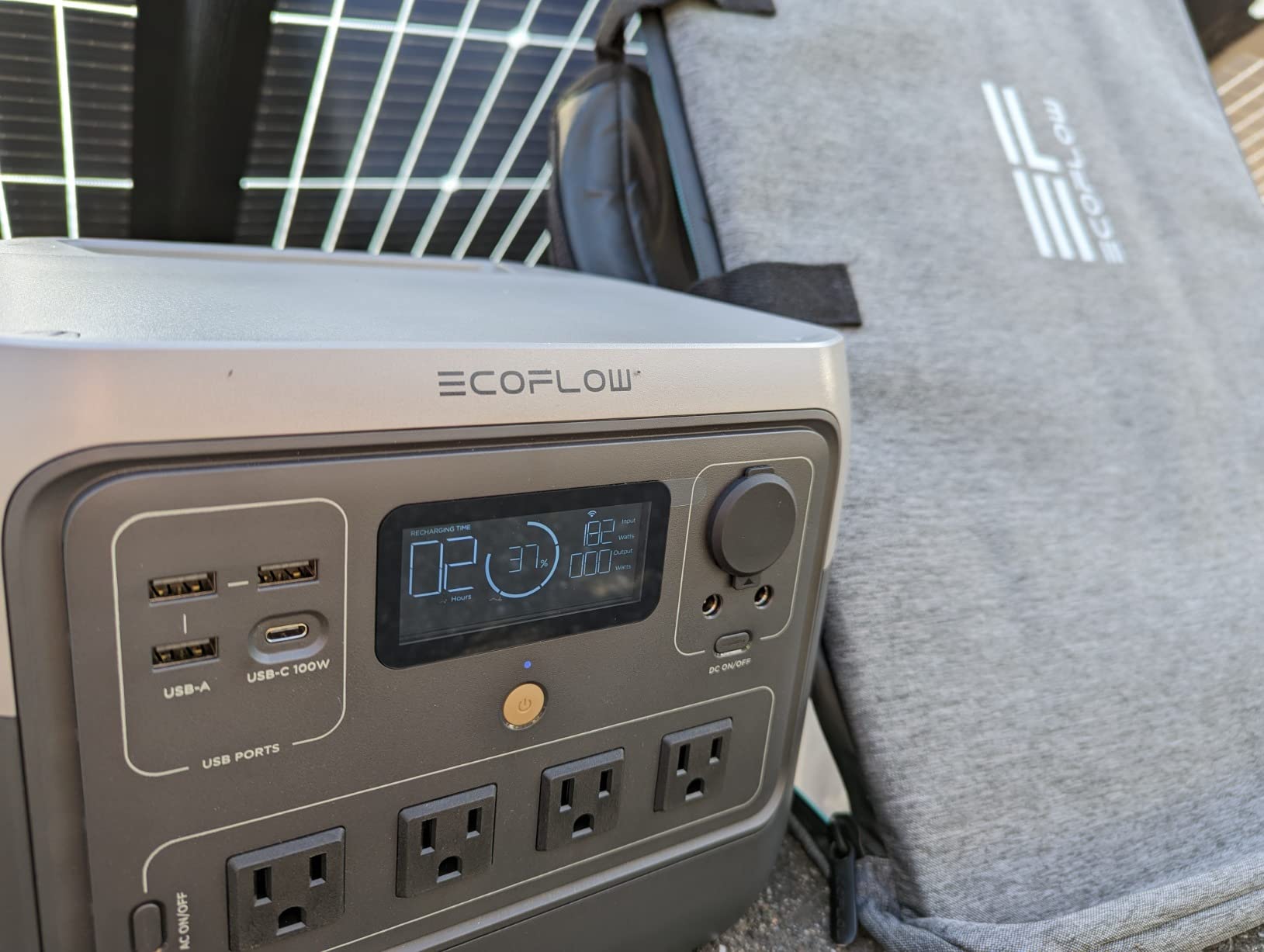 EF ECOFLOW Portable Power Station RIVER 2 Pro, 768Wh LiFePO4 Battery, 70 Min Fast Charging, 4X800W (X-Boost 1600W) AC Outlets, Solar Generator for Outdoor Camping/RVs/Home Use customer photo 1