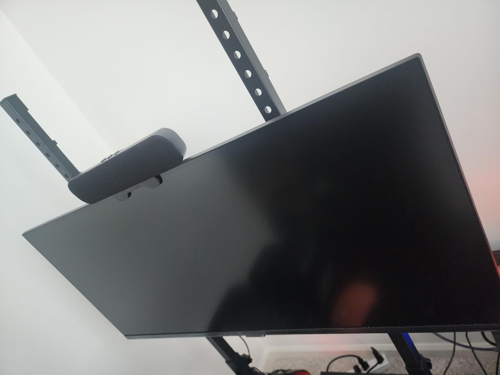 Marada Sim Monitor Stand Suitable for Multiple Brand Cockpit Support from 32to 55 inches Adjustable TV Position Height Display Mount Racing Simulator TV Frame (Proprietary Parts for Cockpit 37) customer photo 1