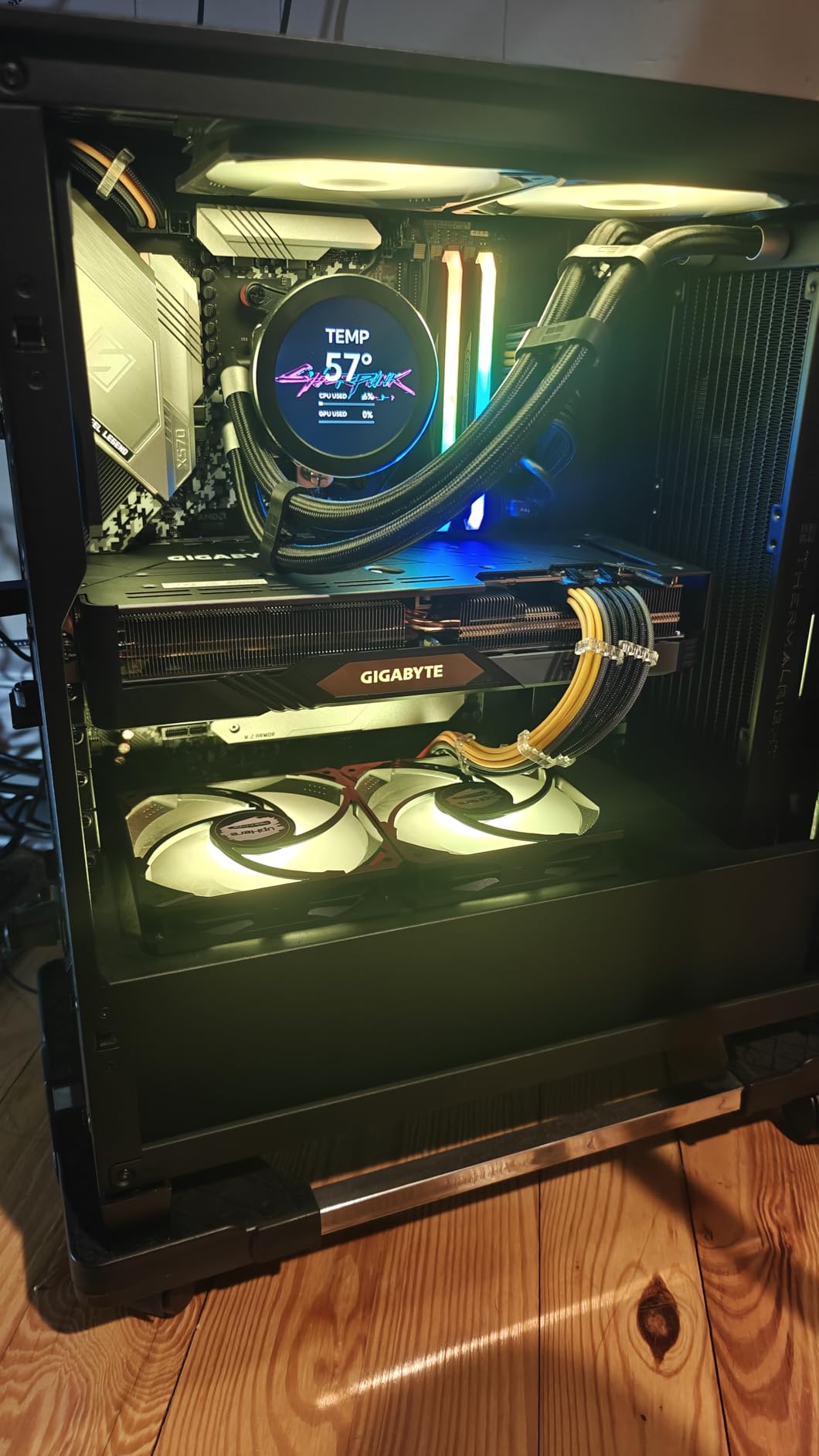 Thermalright Frozen Prism 360 Black ARGB CPU Liquid Cooler,Efficient PWM Controlled Pump 3300RPM,3×TL-E12 Series PWM Fan,Water Cooling Computer Parts,for AM4/AM5,Intel lga1150/1200/1700/1851/2011 customer photo 2