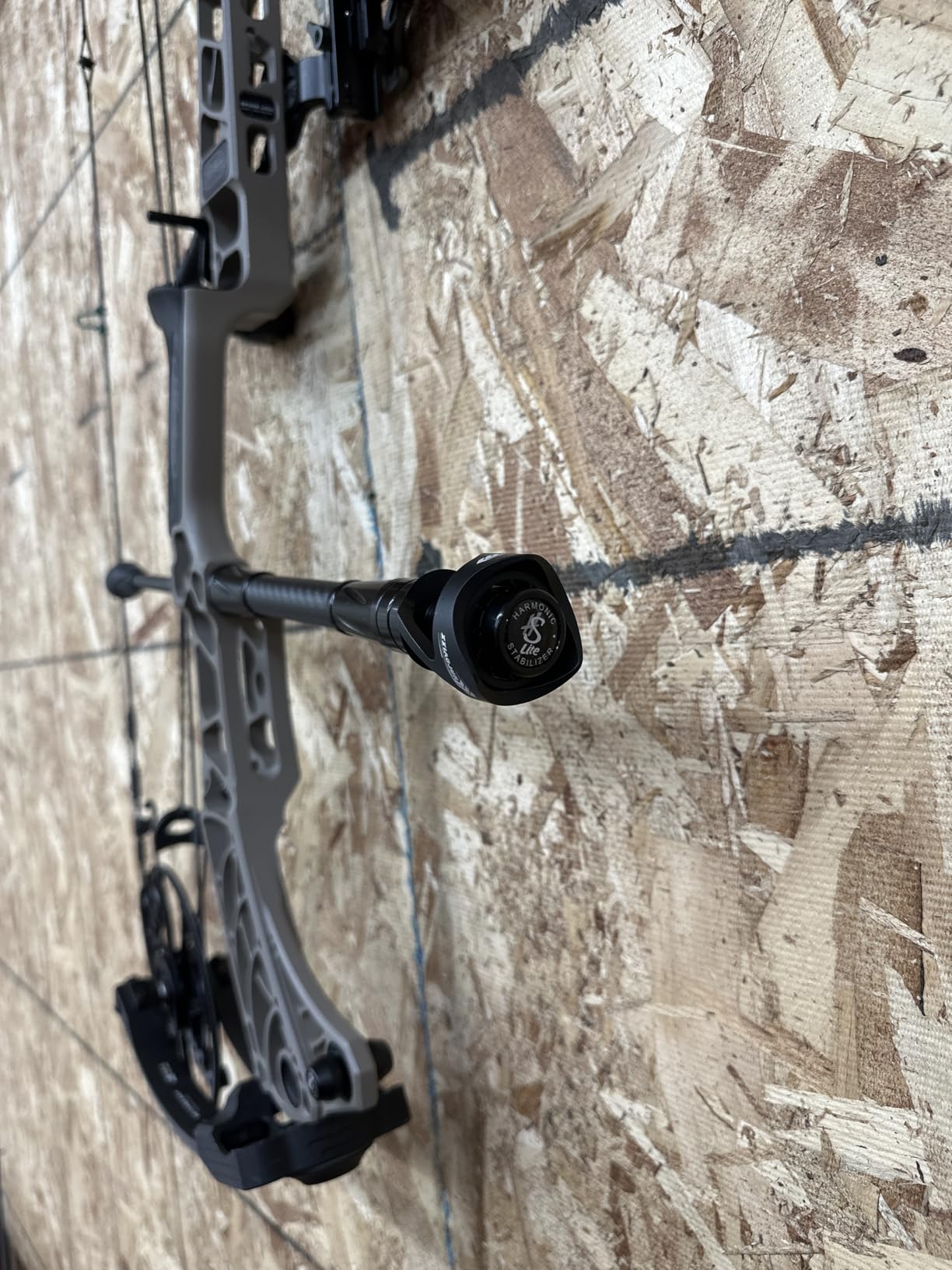 Bow Stabilizer, Archery Bow Stabilizer for Compound Bow Carbon Balance Bar Absorber with Weights to Reduce Vibrations Sound Absorption for Bow Hunting Shooting customer photo 2