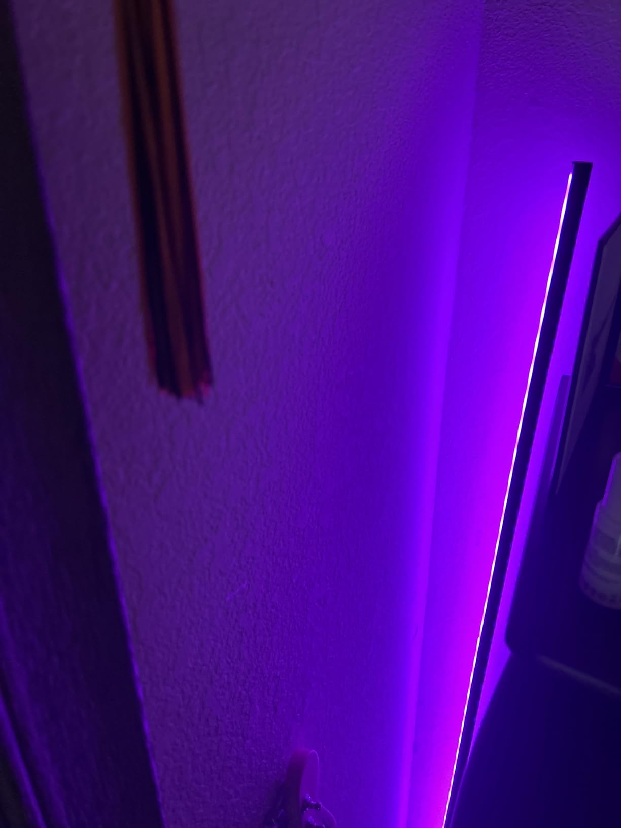 Corner Floor Lamp - Smart RGB LED Corner Lamp with App and Remote Control, 16 Million Colors & 68+ Scene, Music Sync, Timer Setting - Ideal for Living Rooms, Bedrooms, and Gaming Rooms customer photo 1