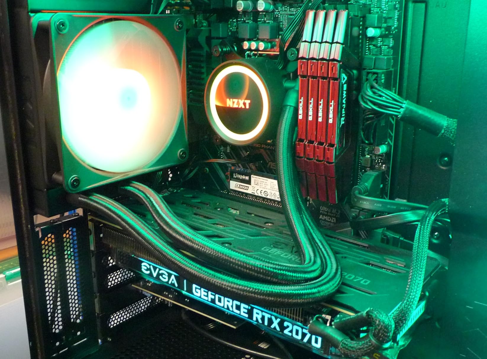 NZXT Kraken 280 - RL-KN280-B1-280mm AIO CPU Liquid Cooler - Customizable 1.54