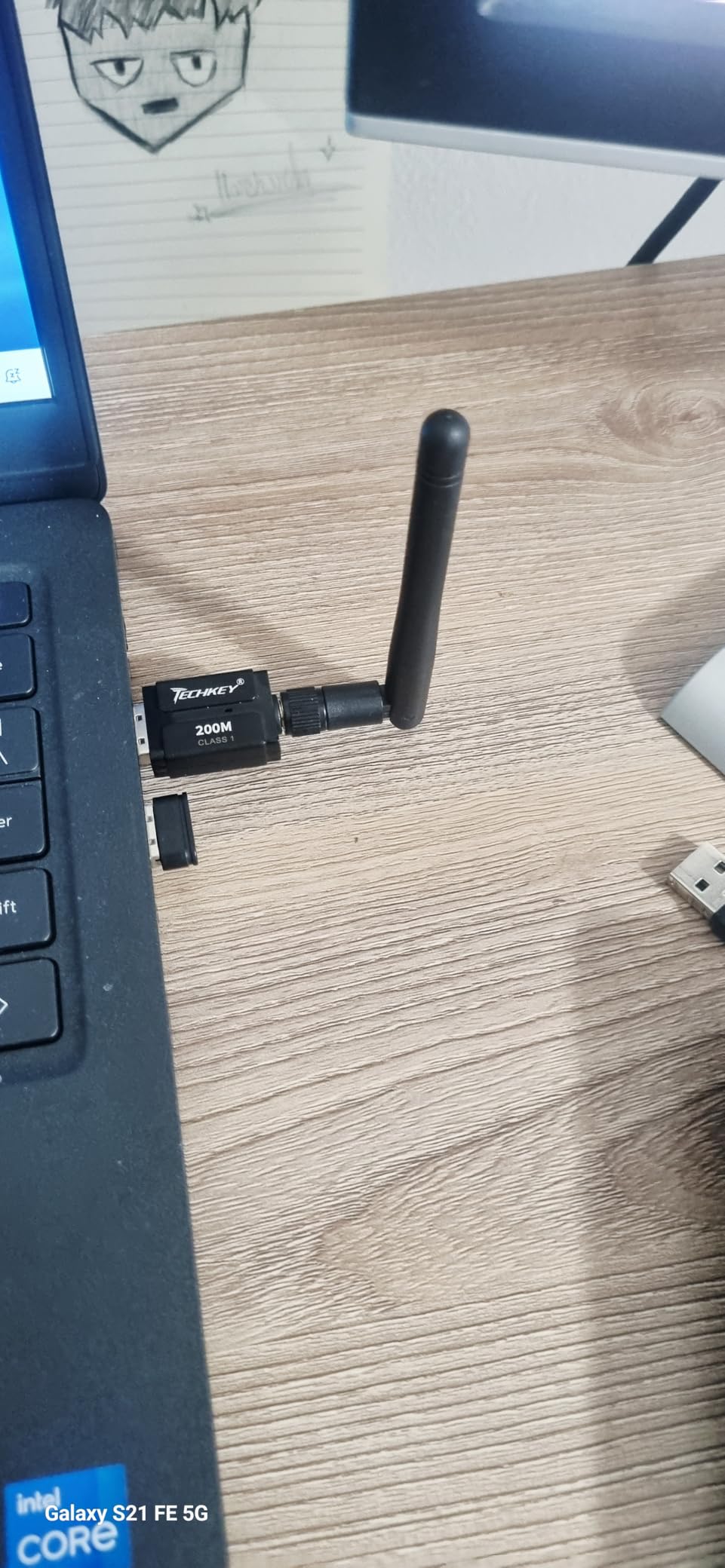 Long Range USB Bluetooth 5.3 Adapter for Desktop PC - 328FT Wireless Transfer for Mouse, Keyboard, Headphones - Win11/10/8.1 Support customer photo 2