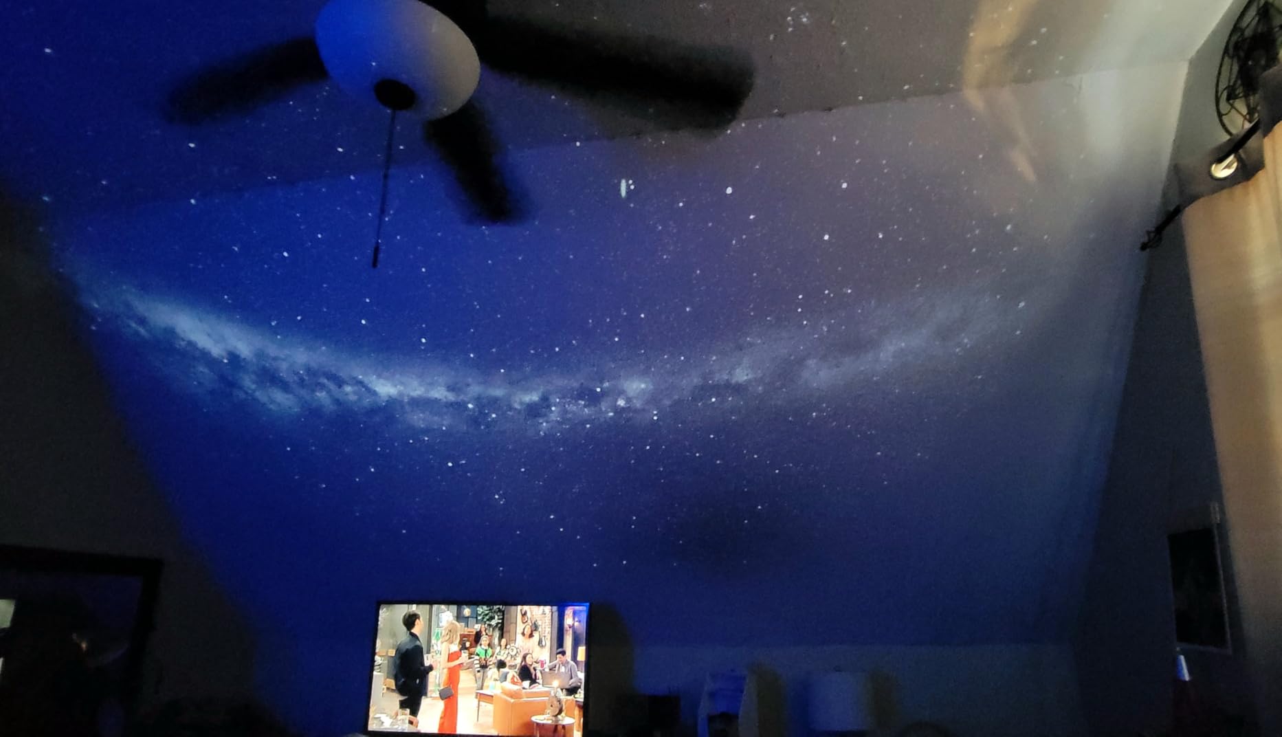 Galaxy Star Projector for Bedroom with Replaceable Optical Film Discs, Home Planetarium Night Light Projector with High-Definition Soft Light for Relax, Study, and Meditate, Stress Relief Gifts customer photo 2