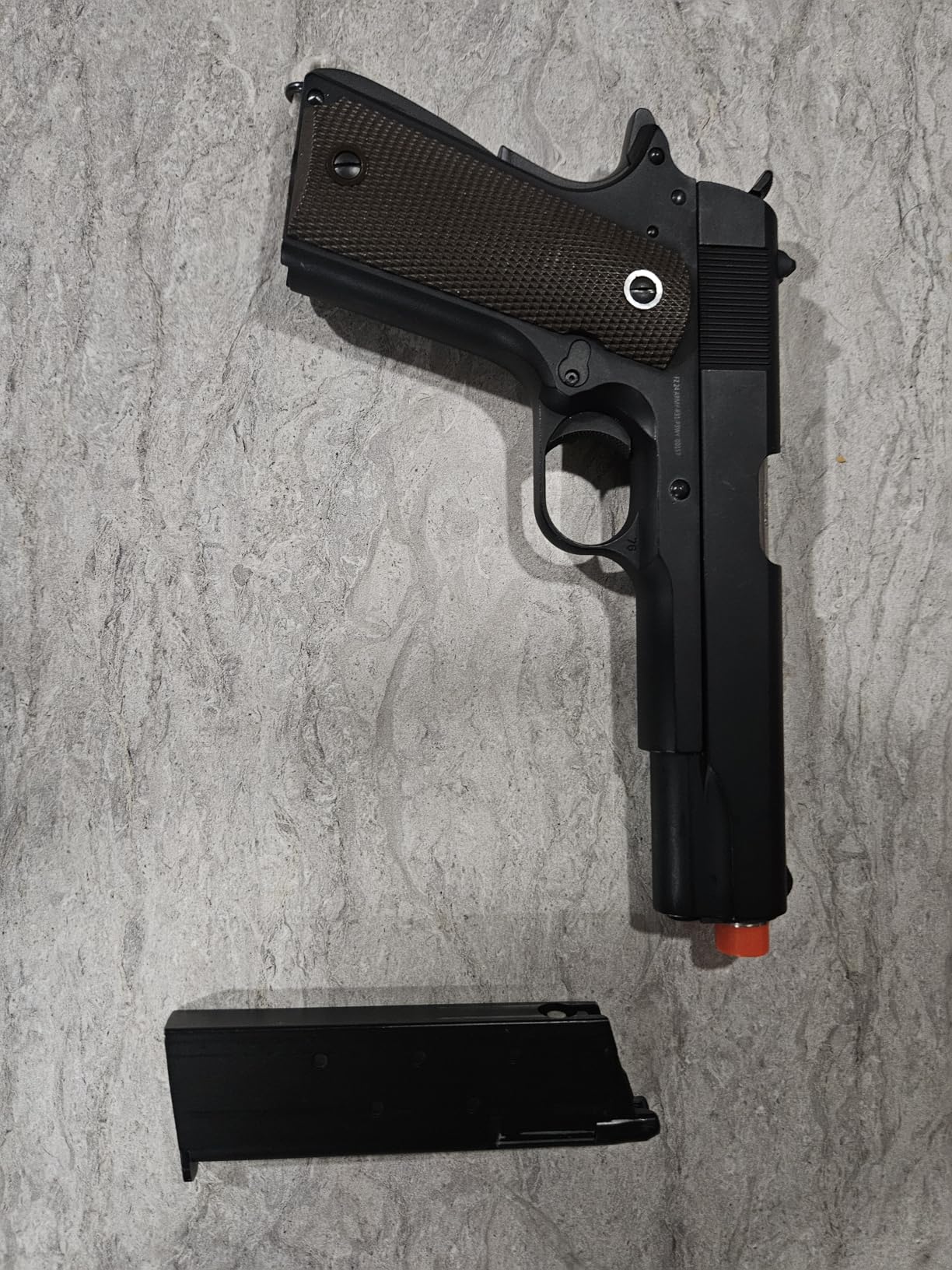 Army Armament Full Steel 1911 Gas Blowback Airsoft Pistol w/Silver Barrel -R31 customer photo 1