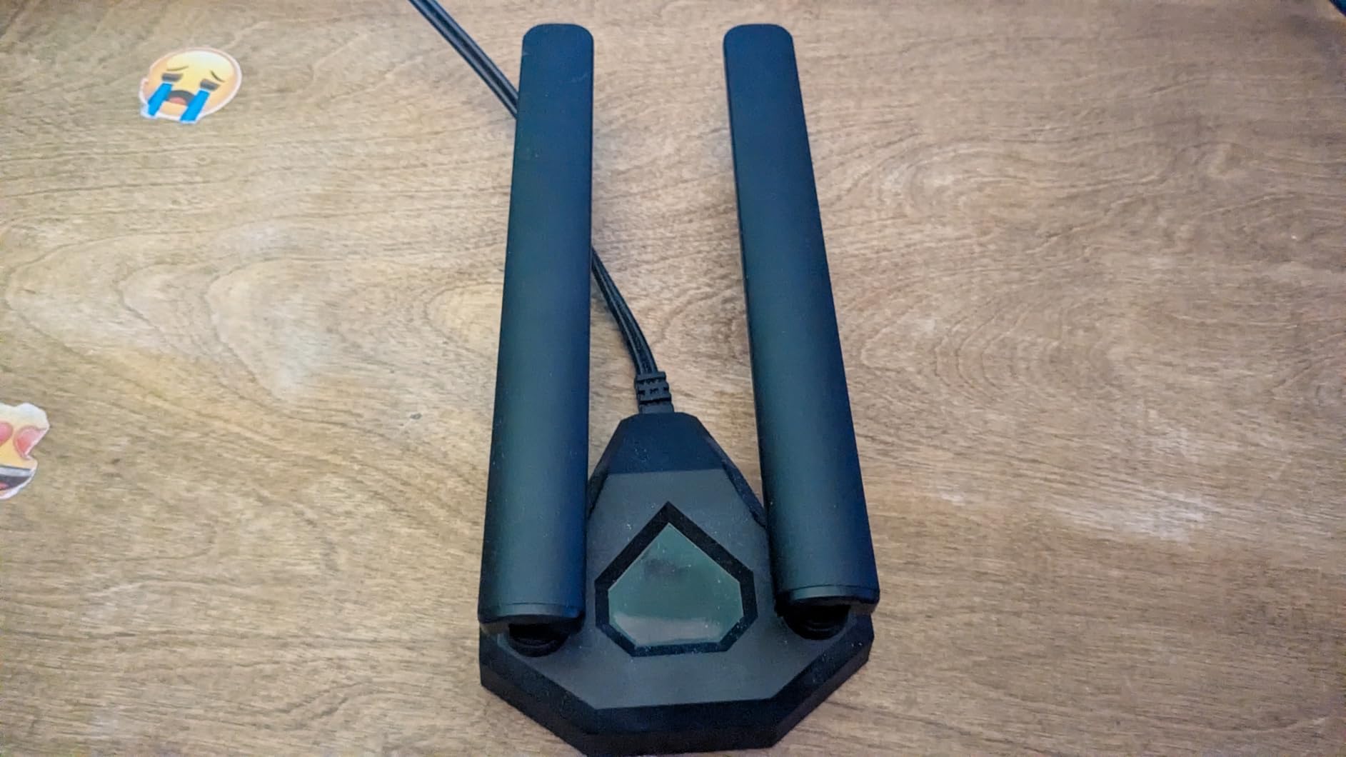 Eightwood WiFi 6E Tri-Band Antenna 6GHz 5GHz 2.4GHz Gaming WiFi Antenna Magnetic Base with 6.5ft Extension Cable customer photo 1