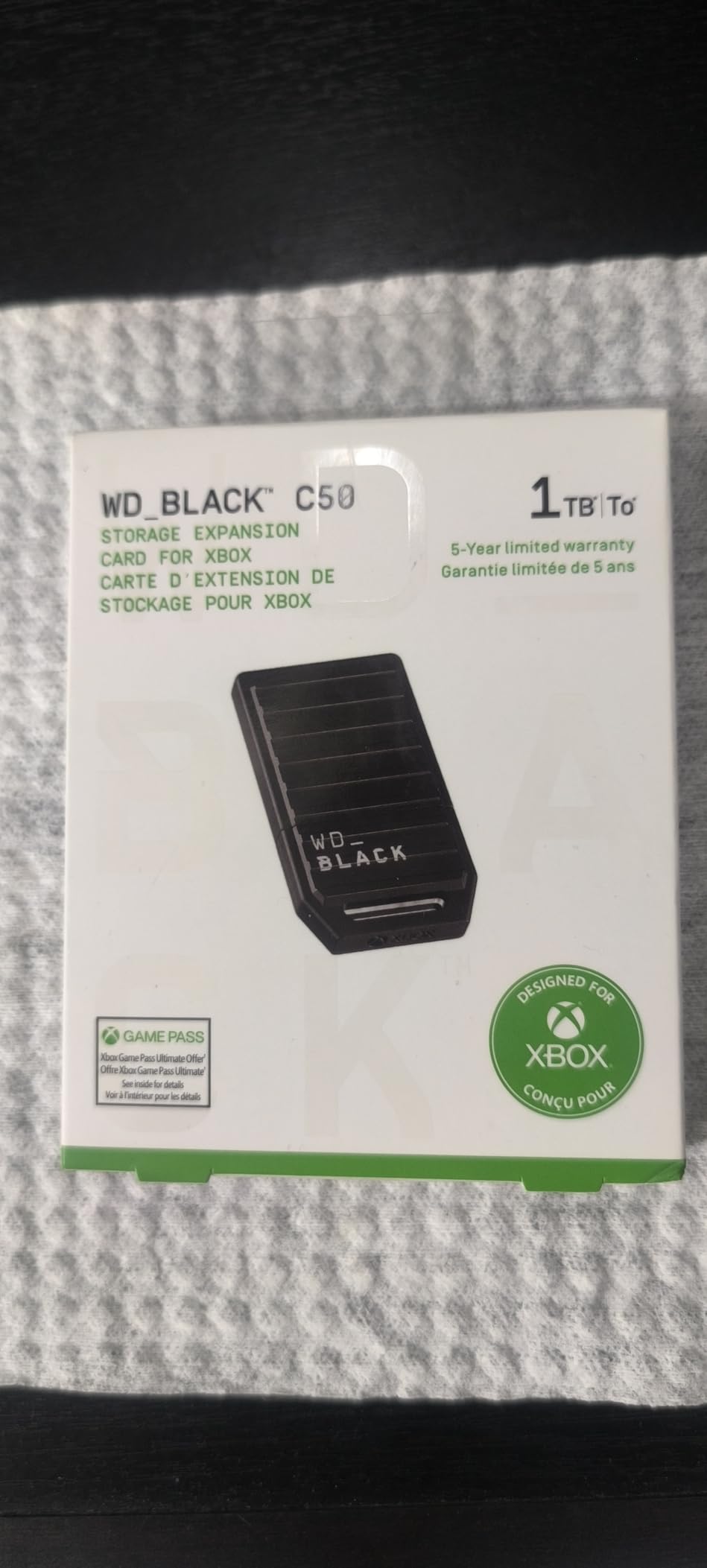 WD_Black 512GB C50 Storage Expansion Card, Officially Licensed for Xbox, Quick Resume, Plug & Play, NVMe SSD Expansion for Xbox Series X|S Gaming Consoles - WDBMPH5120ANC-WCSN customer photo 1