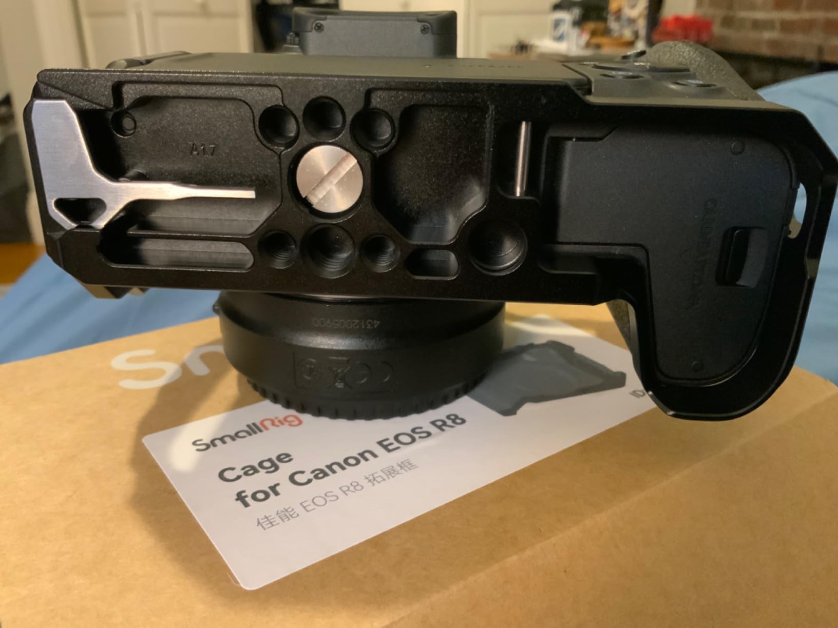 SmallRig Cage for Canon R8, Camera Cage for EOS R8 with1/4-20 Threaded Holes, 3/8