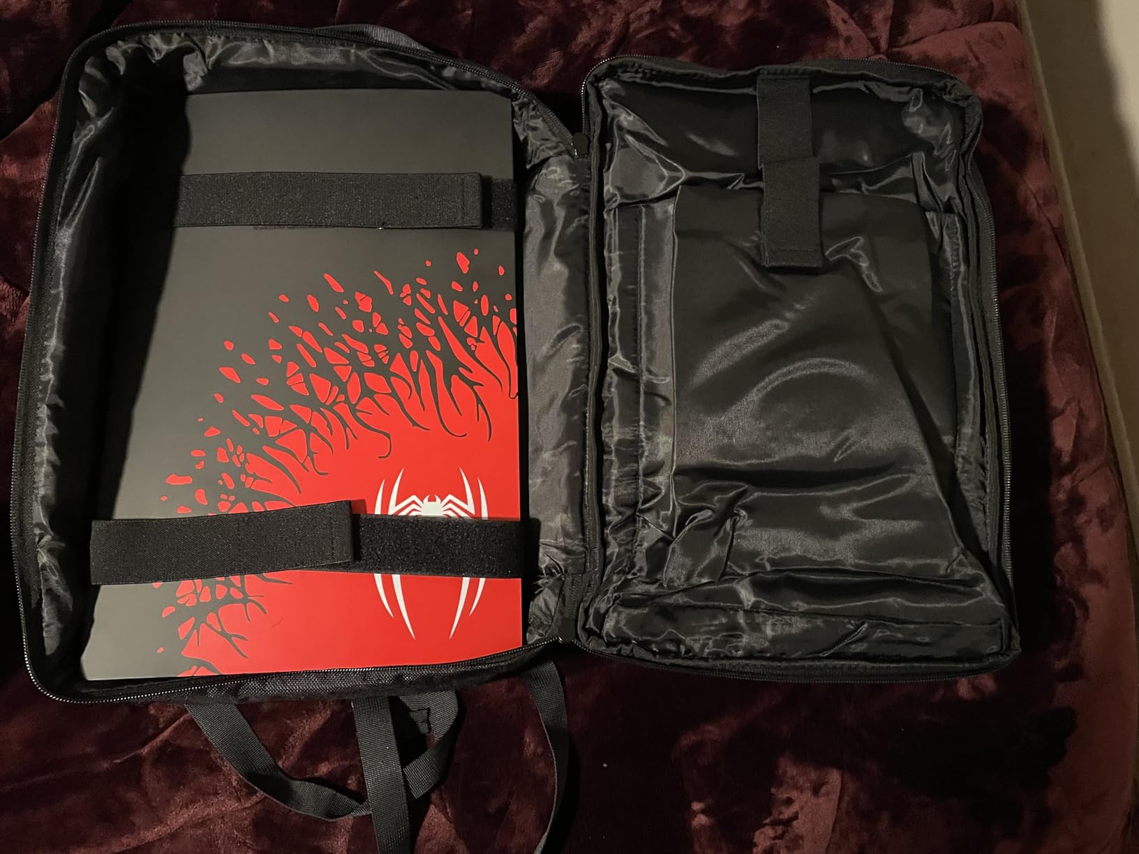 GDNasist Game Console Backpack for PS5, Protective Carrying Case Compatible with Playstation5 Console, Base, 15.6''Laptop, Headset, PS5 Controller, More Game Discs, and Gaming Accessories customer photo 1