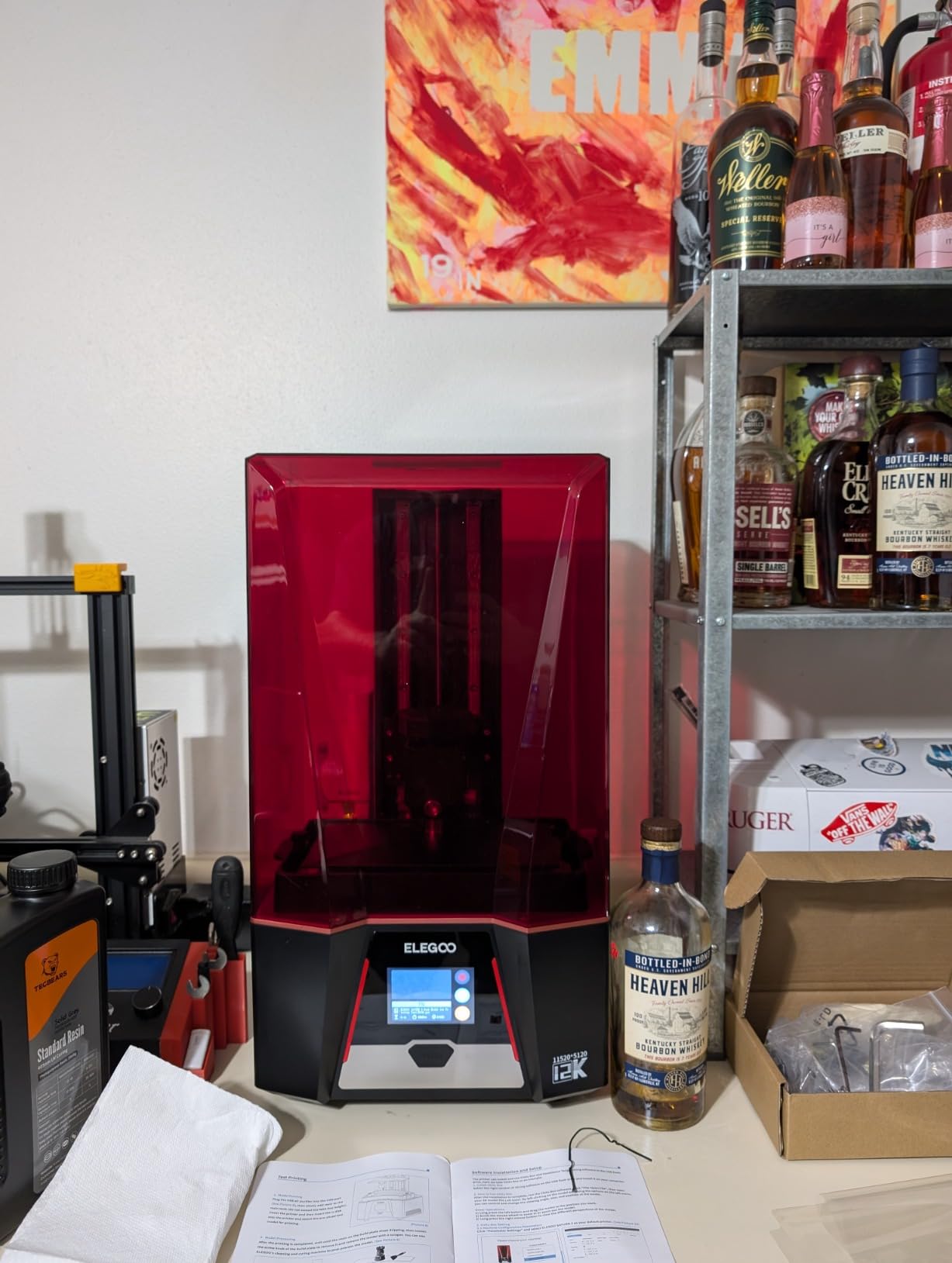 Saturn 3 MSLA 12K 3D Printer, Desktop Resin 3D Printer with 10-Inch Monochrome LCD, Voxeldance Tango Slicer, Large Printing Size of 8.62x4.84x9.84 inches customer photo 2