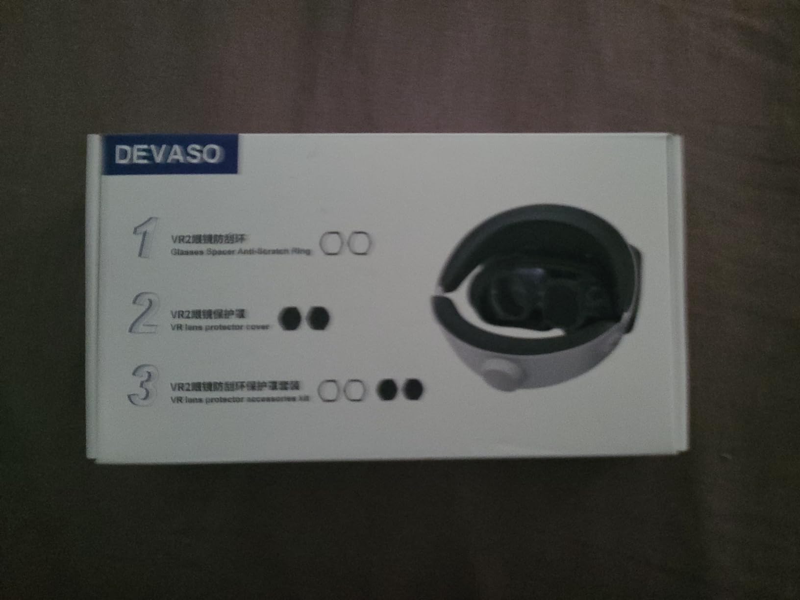 DEVASO Lens Protector Cover Kit for PSVR2, Protector Accessories Compatible with Playstation VR2, Glasses Spacer Anti-Scratch Ring with Blue Light Blocking Glasses for PS VR2 customer photo 1