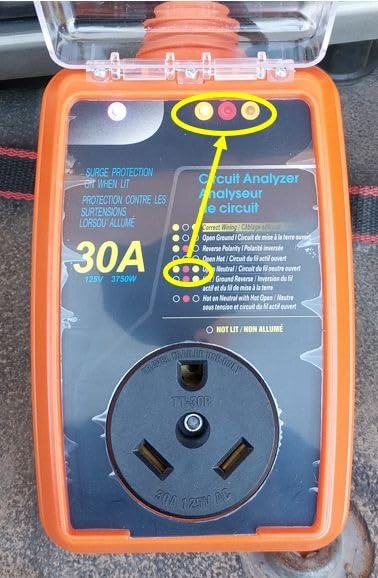 Nilight 50Amp RV Surge Protector Circuit Analyzer 4200 Joules Voltage Monitor High Low Spikes 125V/6250W ETL Listed with Extension Cord for RVs Camper Van customer photo 2