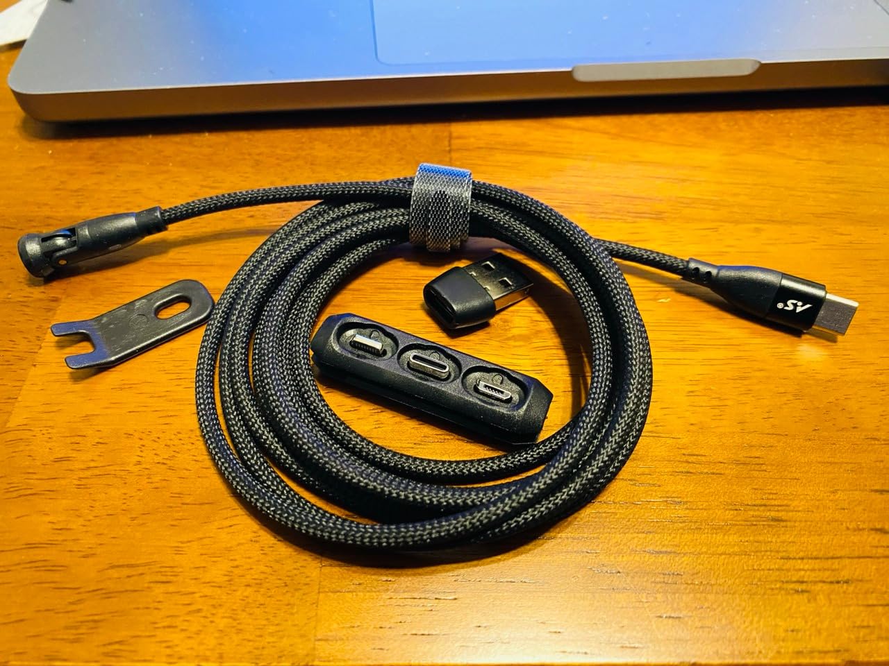 100W 540 Rotation Magnetic Charging Cable 3.3FT/6FT-2Pack, USB C to USB C Cable Fast Charge Magnetics USB C Charging Cable, Magnetic Charge Cable, Data Transfer Capable, Compatible with All Devices customer photo 2