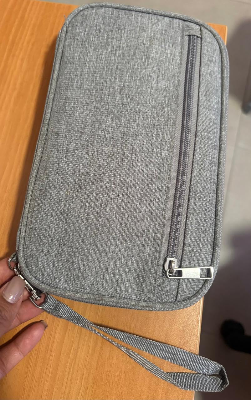 Passport Holder Family, Women RFID Blocking Passport Wallet, Travel Document Organizer, Waterproof Passport Holders Bag customer photo 2