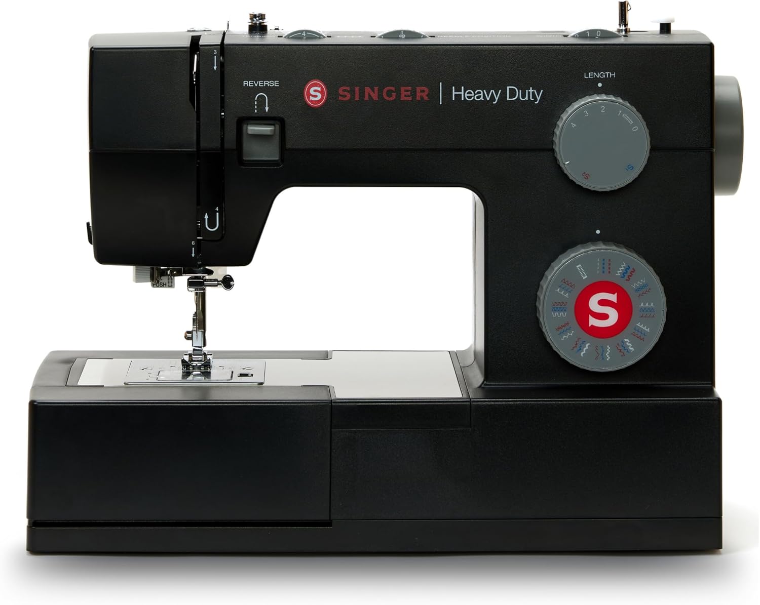 SINGER Heavy Duty 4432 High Speed Black Sewing Machine with Accessory Kit | Strong Motor with Enhanced Piercing Power, 110 Stitch Applications, Full Metal frame, 1-step Buttonhole & LED Light customer photo 1