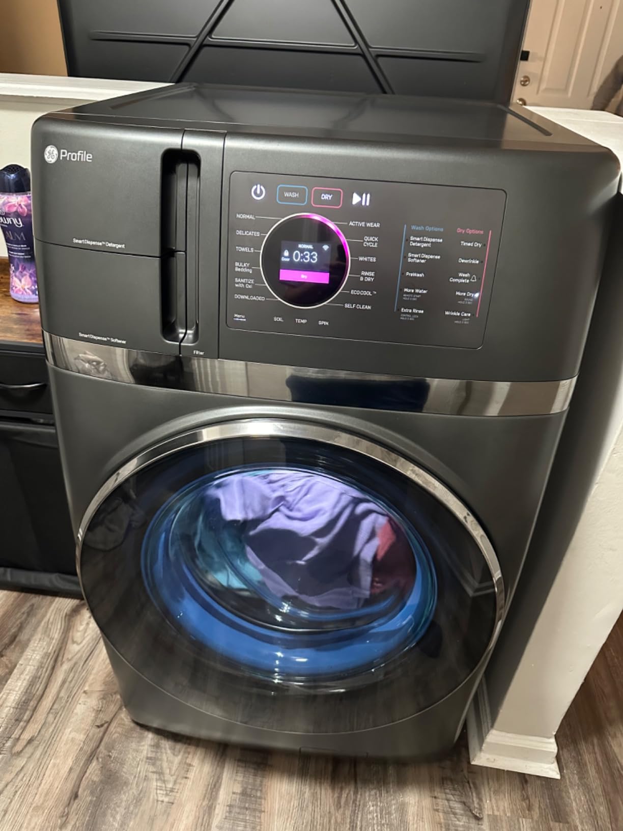 GE Profile PFQ97HSPVDS 28 Inch Smart Front Load Washer/Dryer Combo with 4.8 cu.ft. Capacity, 12 Wash Cycles, 14 Dryer Cycles customer photo 9