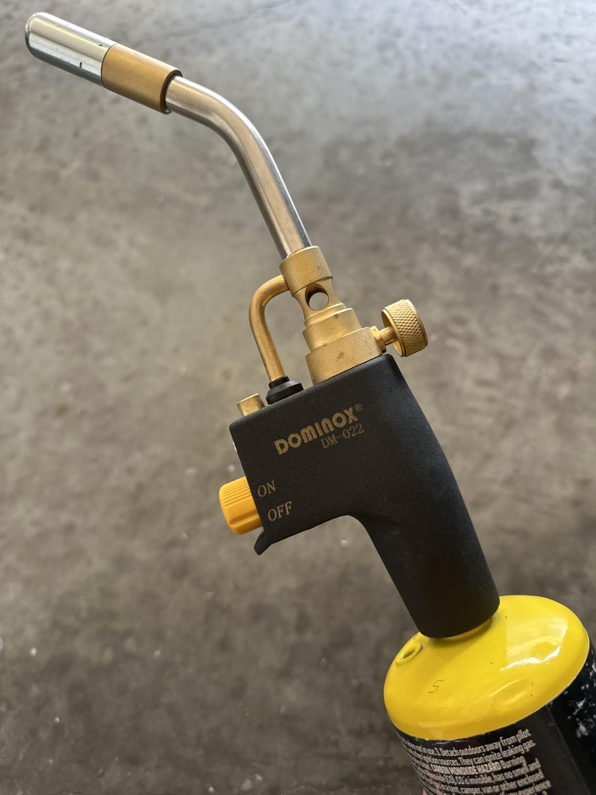 DOMINOX Propane Torch Head, High Intensity Torch Head Trigger Start Gas Torch, Map Gas Torch Kit for Propane, Map and Mapp Gas, Mapp Gas Torch for Soldering, Welding, Cooking (Not Included Gas Tank) customer photo 2