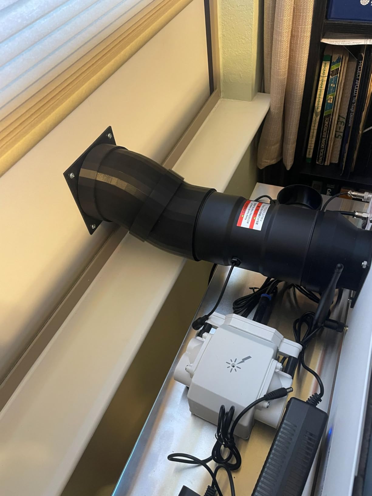 Hon&Guan 6 Inch Inline Booster Duct Fan with Speed Controller - 345 CFM Airflow with 19.2W Ultra-Low Power and Low Noise customer photo 2