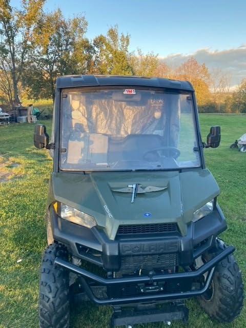 Nilight UTV Side Mirrors Compatible With 2015-2023 Polaris Ranger 1000 Can-Am Defender Maverick Trail Pro-Fit Cage Profiled Tube Adjustable Break-Away Rear View Mirror customer photo 2