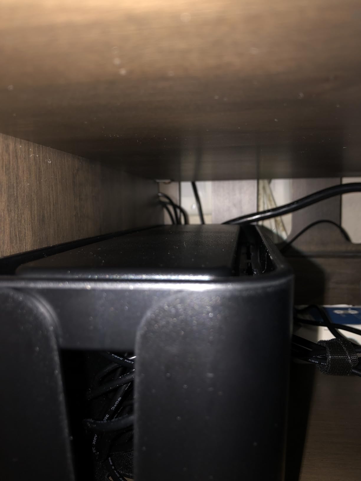 Bates- Cable Management Box, Small, Cable Organizer Box, Cord Organizer Box, Cable Box Organizer, Cord Management Box, Cord Hider Box, Cord Box for Wires on Floor, Power Strip Cover Box Baby Proof customer photo 1