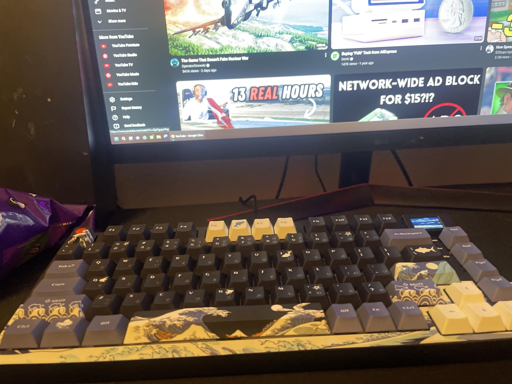 Womier SK80 75% Keyboard with Color Multimedia Display Mechanical Gaming Keyboard Creamy Sound, Wired Hot Swappable Gasket Mount RGB customer photo 1