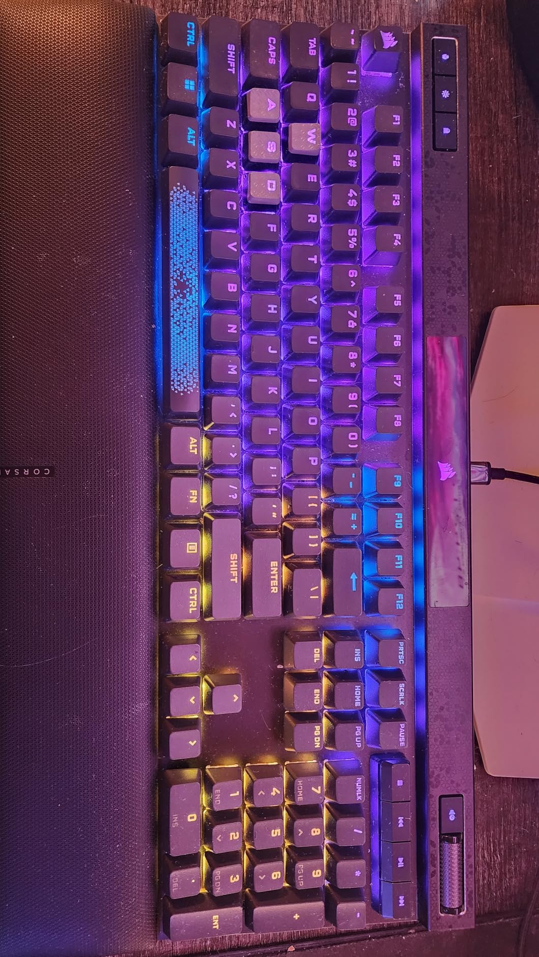 Corsair K70 MAX RGB Magnetic Mechanical Wired Gaming Keyboard - MGX Adjustable Switches, Rapid Trigger, 8000Hz Polling customer photo 1
