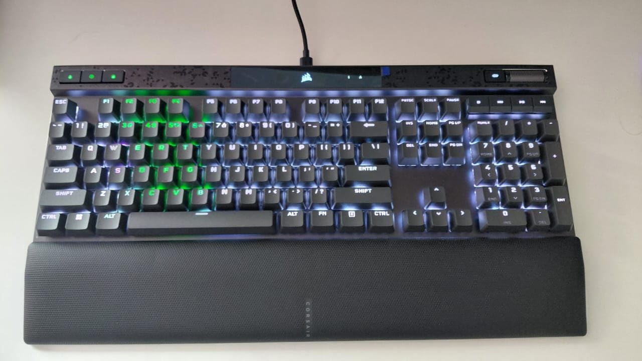 Corsair K70 MAX RGB Magnetic Mechanical Wired Gaming Keyboard - MGX Adjustable Switches, Rapid Trigger, 8000Hz Polling customer photo 2