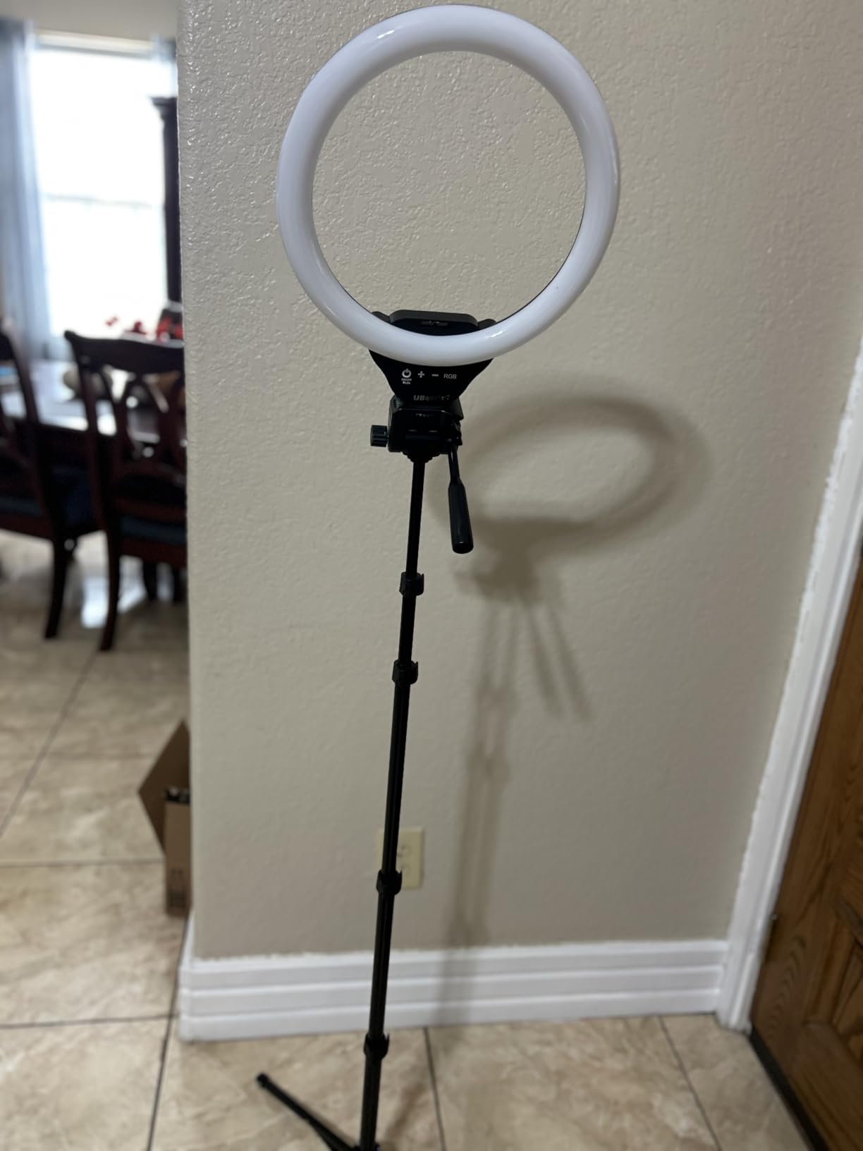UBeesize 12'' LED RGB Ring Light with 62'' Tripod Stand, Selfie Ring Light for Video Recording, Live Streaming, TikTok & YouTube, Compatible with iPhone & Android customer photo 1