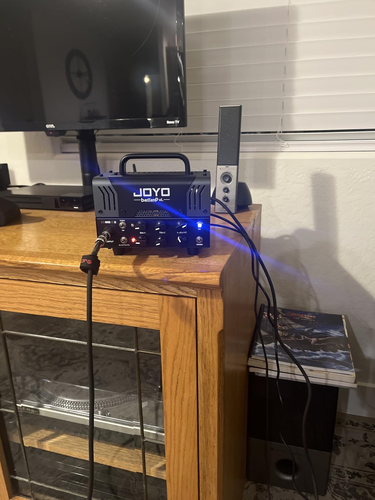 JOYO Bass Mini Amp Head 50 Watt Preamp Hybrid Tube Power Amplifier Head with 3 Band EQ & Bluetooth (No Sound,Need Extra Speaker) Badass customer photo 2
