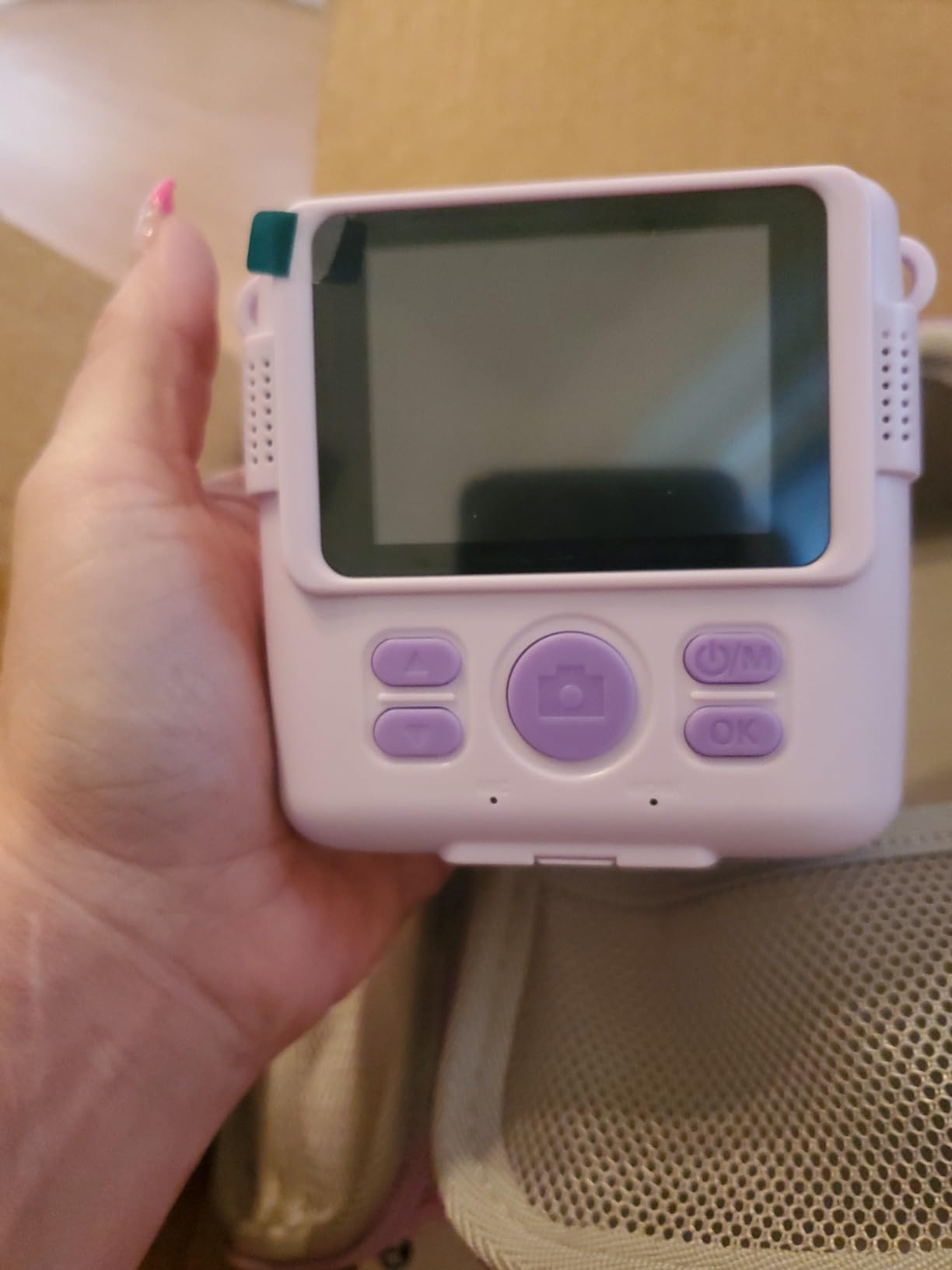 Kids Camera Instant Print Gifts for Girls Age 4-12, Instant Camera for Kids with Silicone Cover, 1080P Kids Digital Camera Toys for 3 4 5 6 7 8 9 10 Years Old Girls with Card Lilac customer photo 1