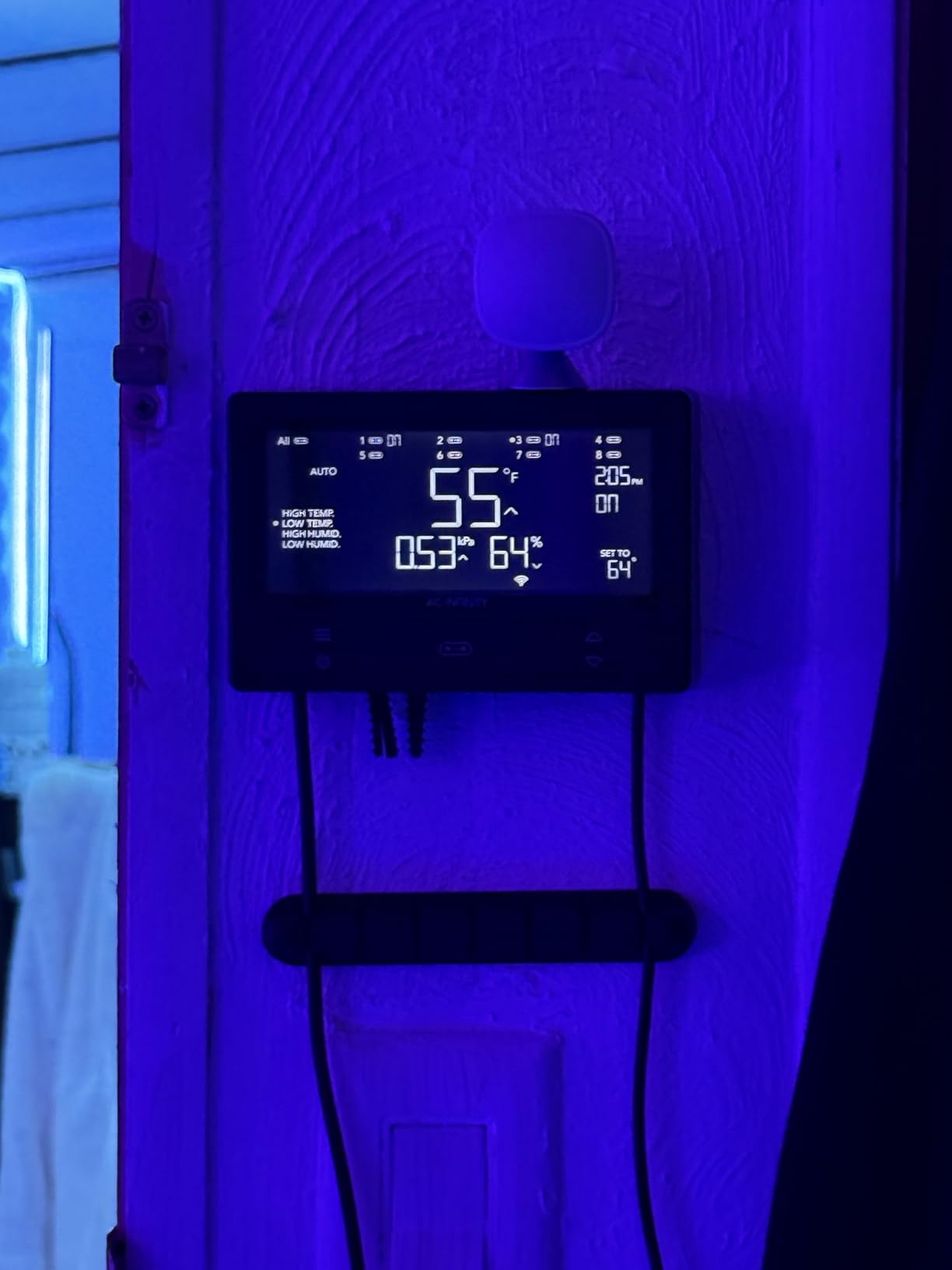 AC Infinity Controller 69 PRO+, Smart Environmental Controller 8-Port with Temp, Humidity, VPD, Timer, Cycle, Schedule Controls, for Grow Tent Cooling Ventilation Lighting (Bluetooth + WiFi, 8-Port) customer photo 2