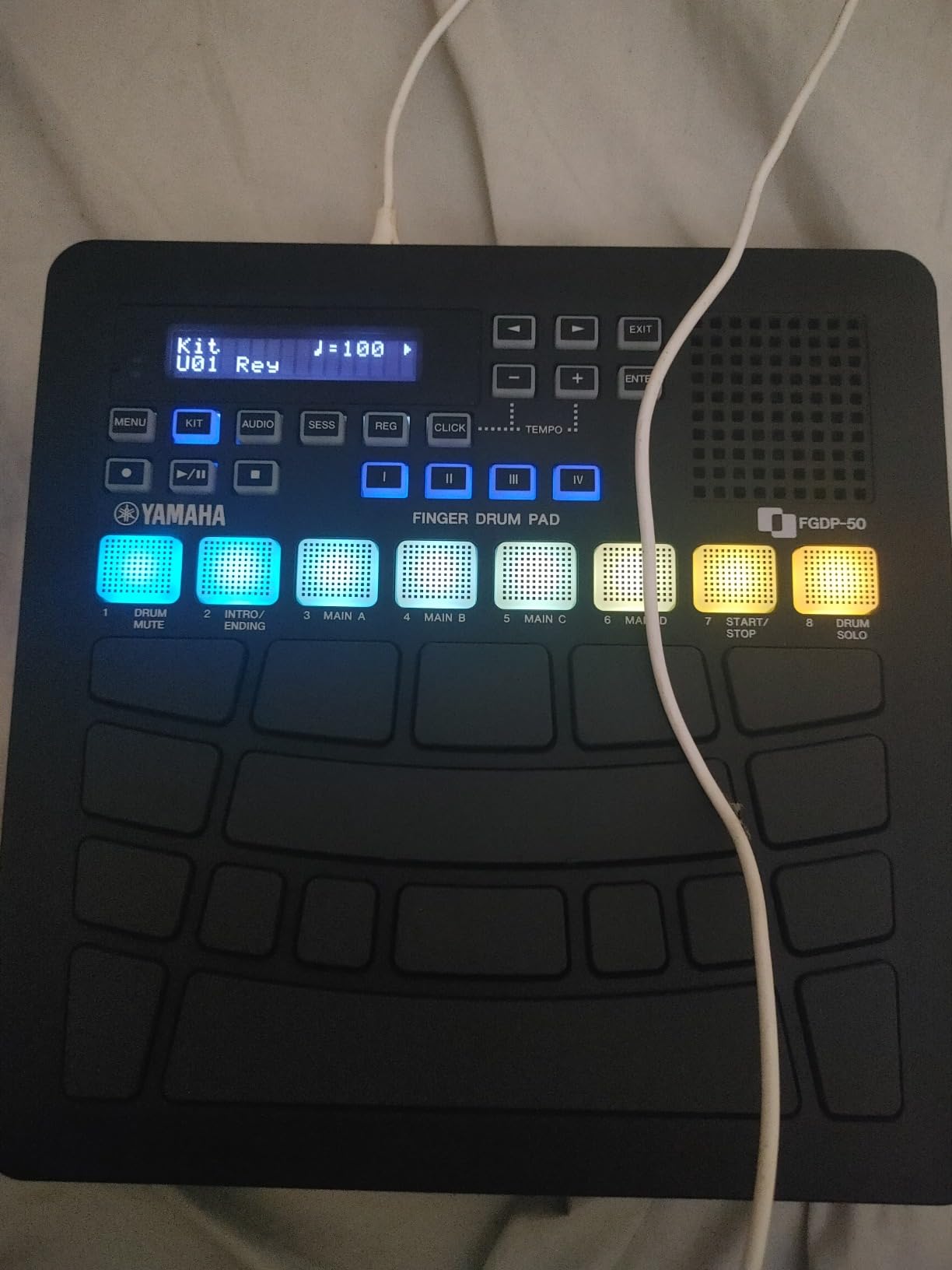 Yamaha FGDP-50 - Portable Electronic Drum Pad with Built-In Sounds, Speaker, USB MIDI, and Battery Power customer photo 2