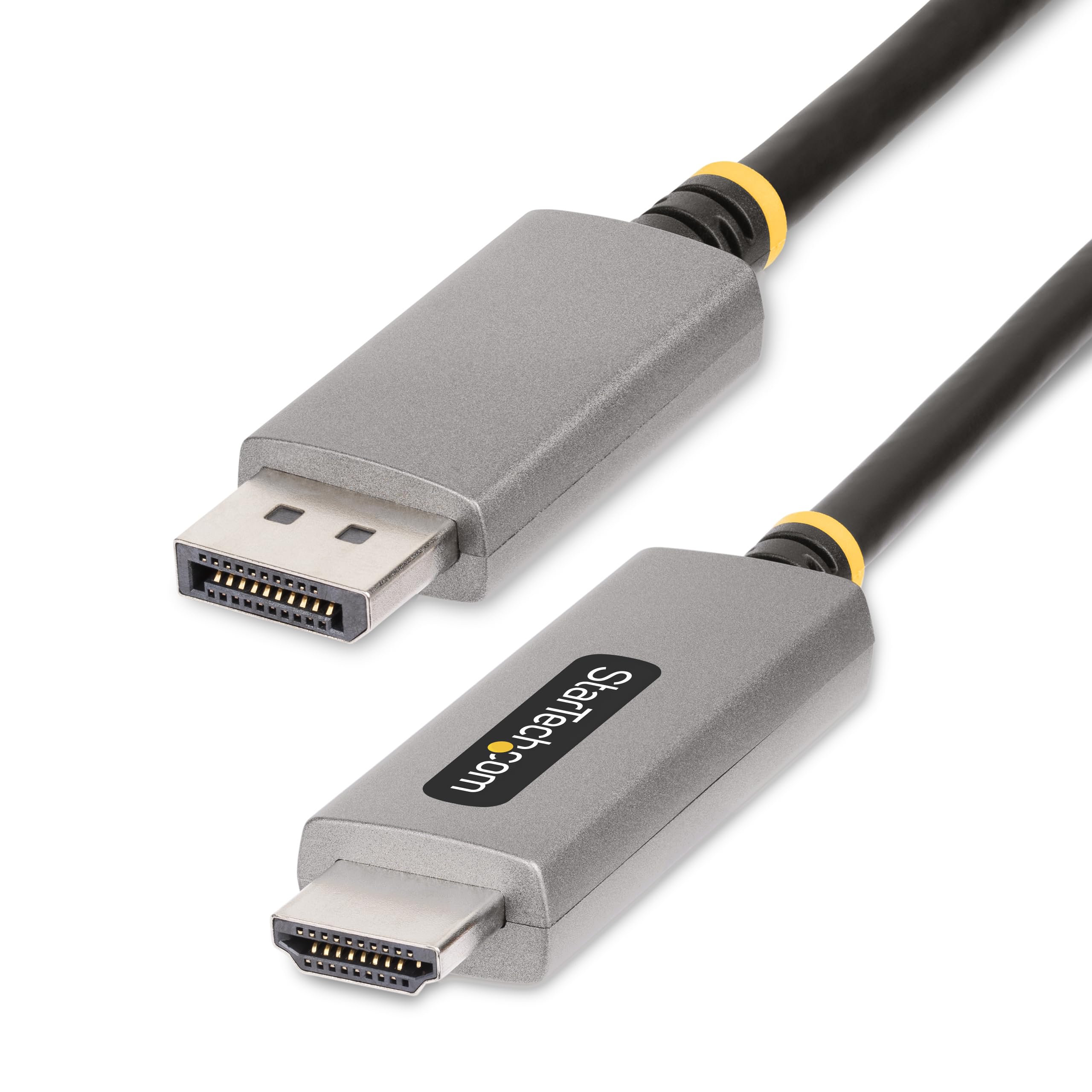 StarTech.com 6ft (2m) DisplayPort to HDMI Adapter Cable, 8K 60Hz, 4K 144Hz, HDR10, DP 1.4 to HDMI 2.1 Active Video Converter, DisplayPort Desktop to HDMI Monitor (133DISPLAYPORTHDMI21) customer photo 1
