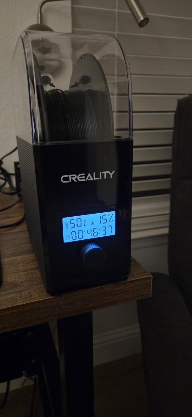 Creality Filament Dryer Box Pro, Upgraded 360° Heating with Fan, Dust & Moisture-Proof Storage, 3D Printer Filament Spool Holder, Dehydrator for 1.75mm/2.85mm PLA PETG ABS TPU customer photo 1