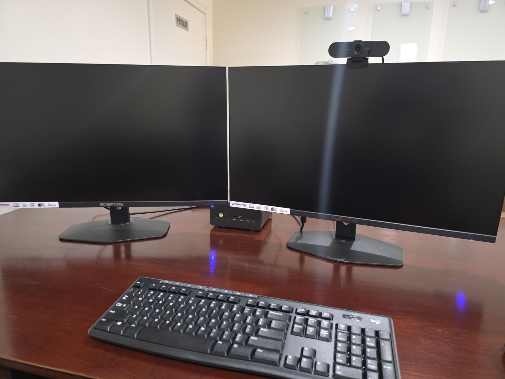 Sceptre 27-inch Prime Gaming Monitor 100Hz 1ms DisplayPort HDMI x2 100% sRGB AMD FreeSync Build-in Speakers, Eye Care Frameless Machine Black 2025 (E275W-FW100T Series) customer photo 2